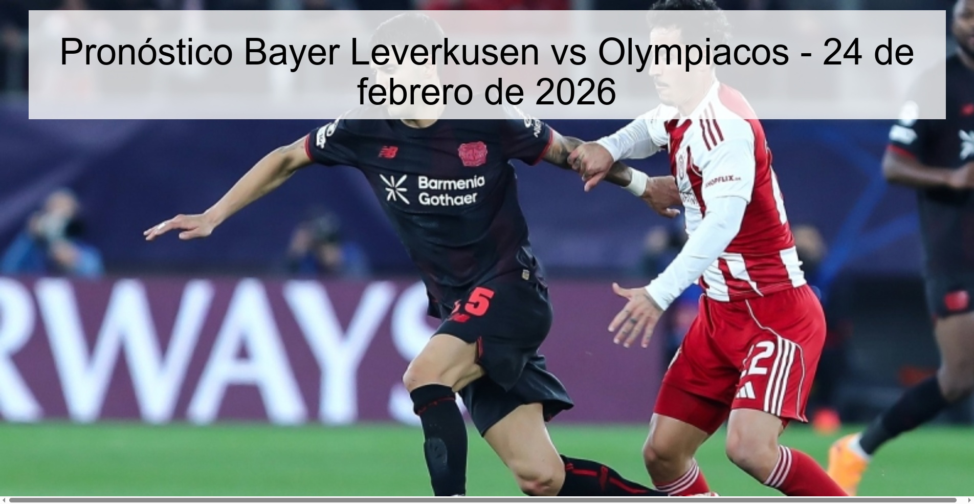 Bayer Leverkusen vs Olympiacos Prediction – February 24, 2026