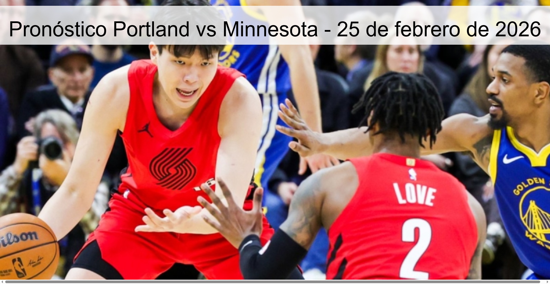 Pronóstico Portland vs Minnesota - 25 de febrero de 2026
