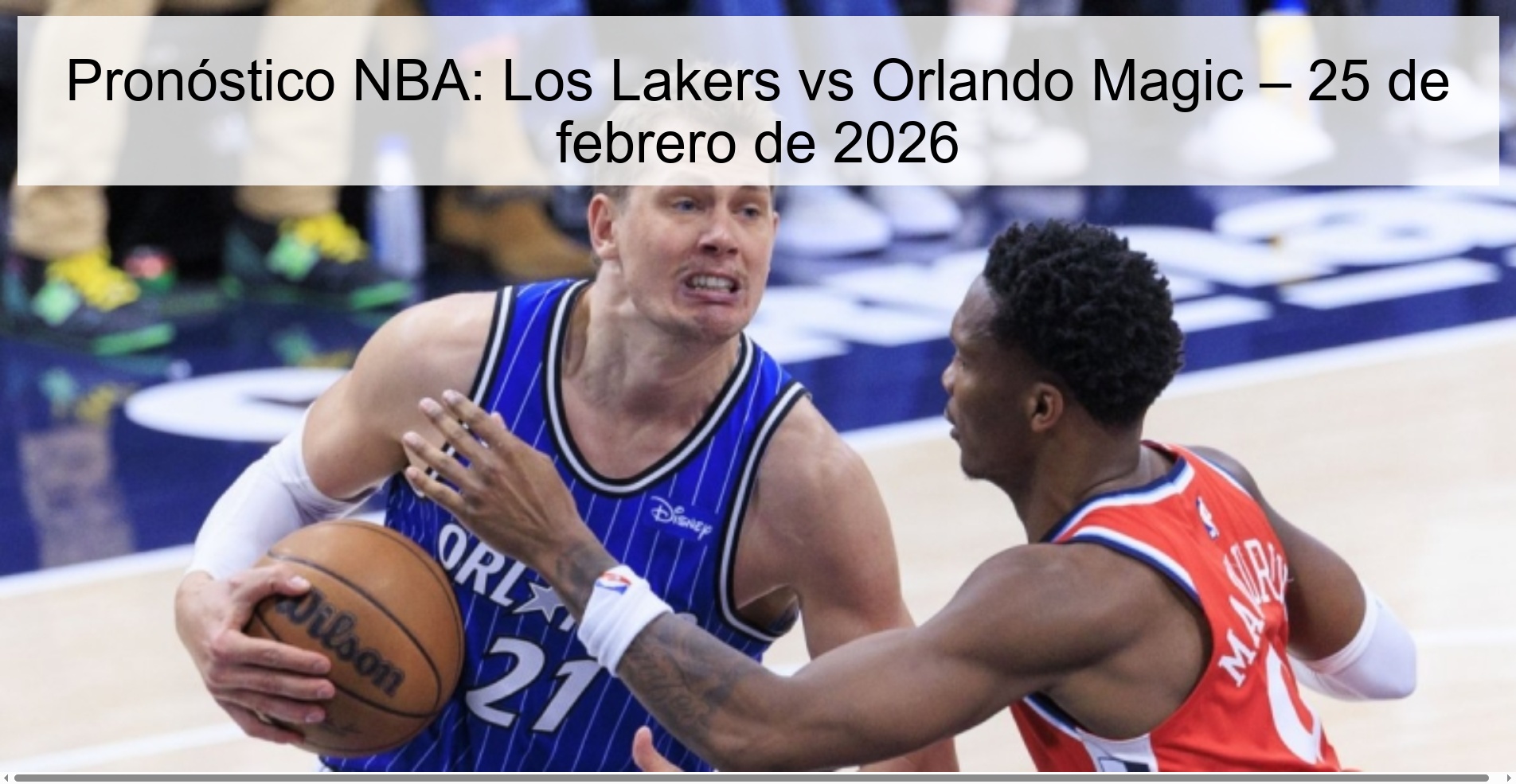 NBA Prediction: The Lakers vs Orlando Magic – February 25, 2026
