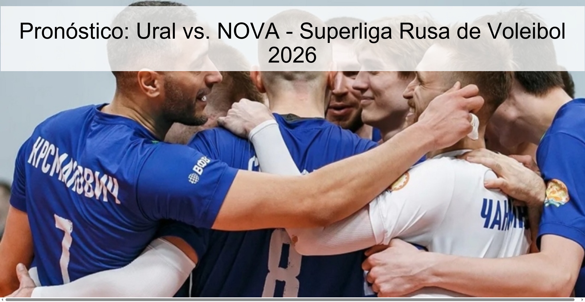 Prediction: Ural vs. NOVA - Russian Volleyball Super League 2026