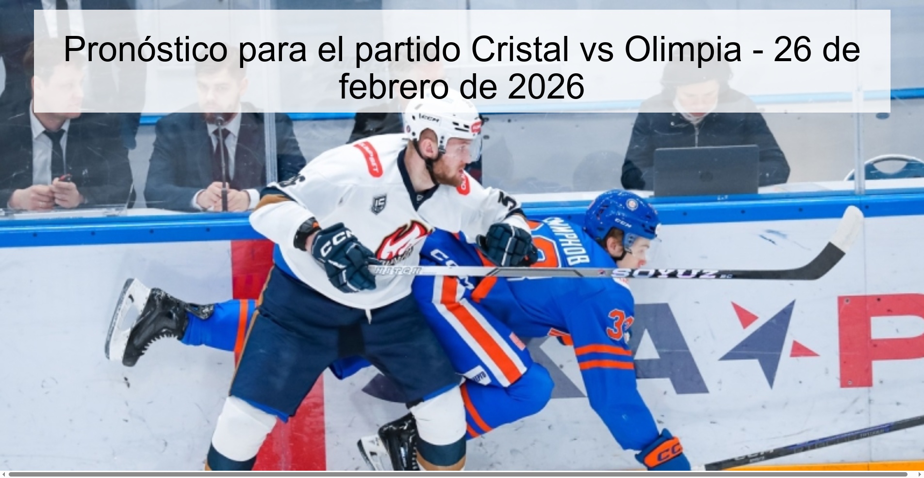 Prediction for the Cristal vs Olimpia match - February 26, 2026