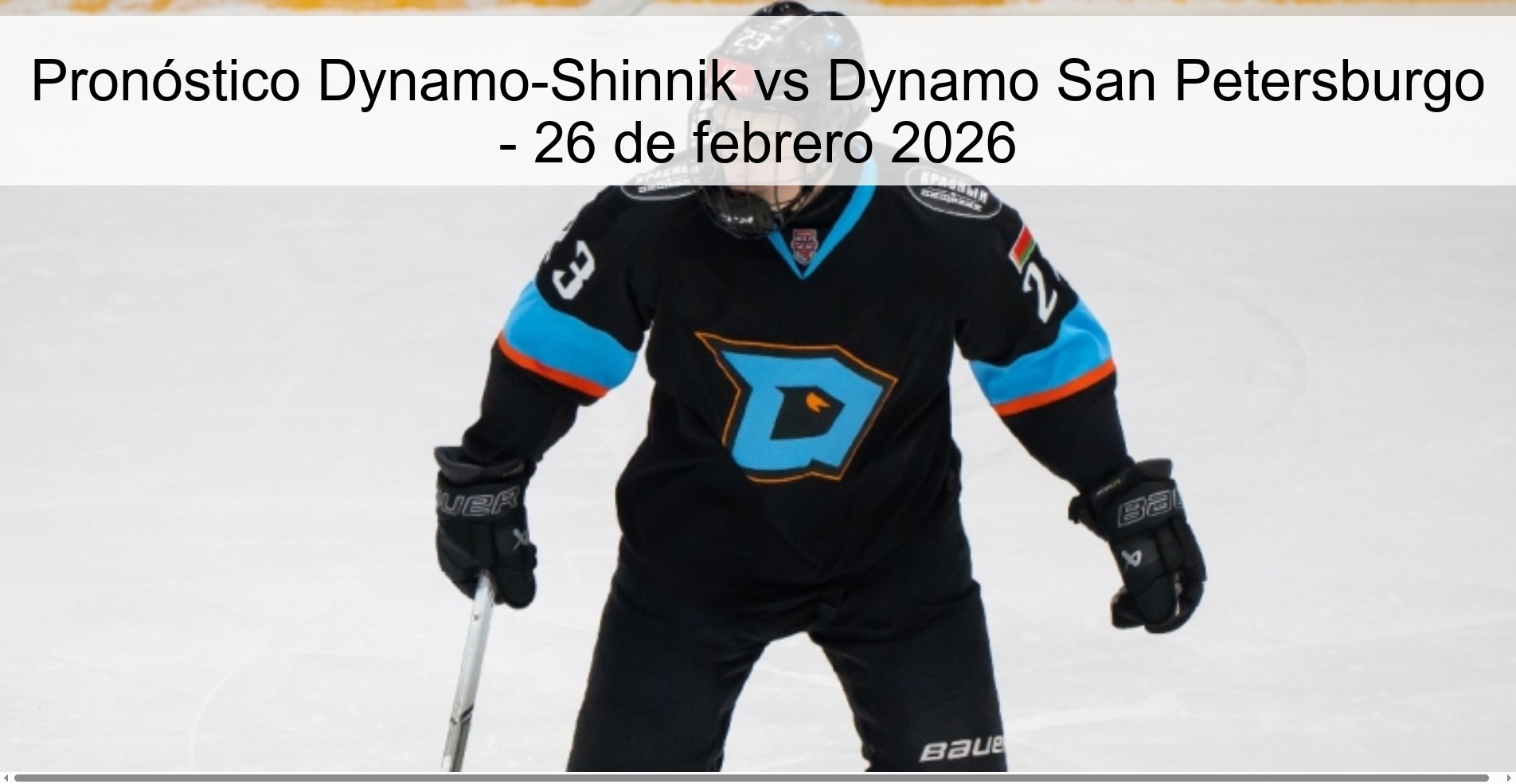 Pronóstico Dynamo-Shinnik vs Dynamo San Petersburgo - 26 de febrero 2026