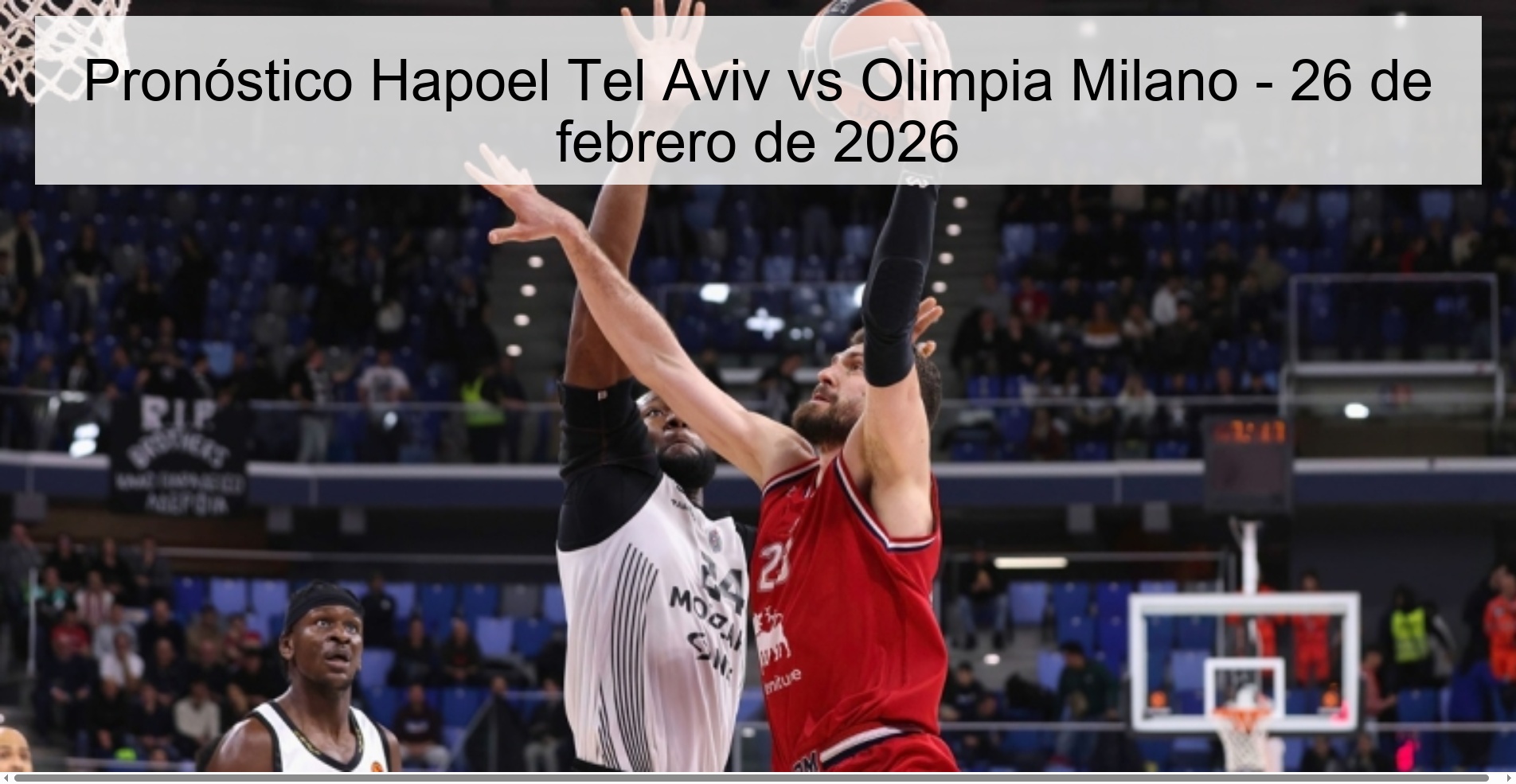 Hapoel Tel Aviv vs Olimpia Milano Prediction – February 26, 2026