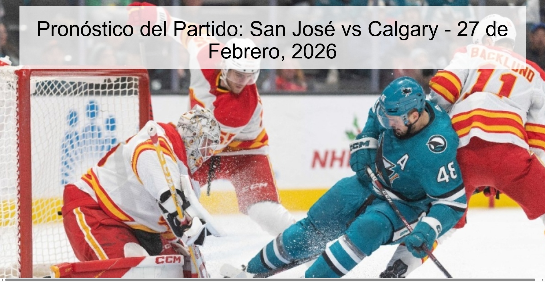 Match Prediction: San Jose vs Calgary - February 27, 2026