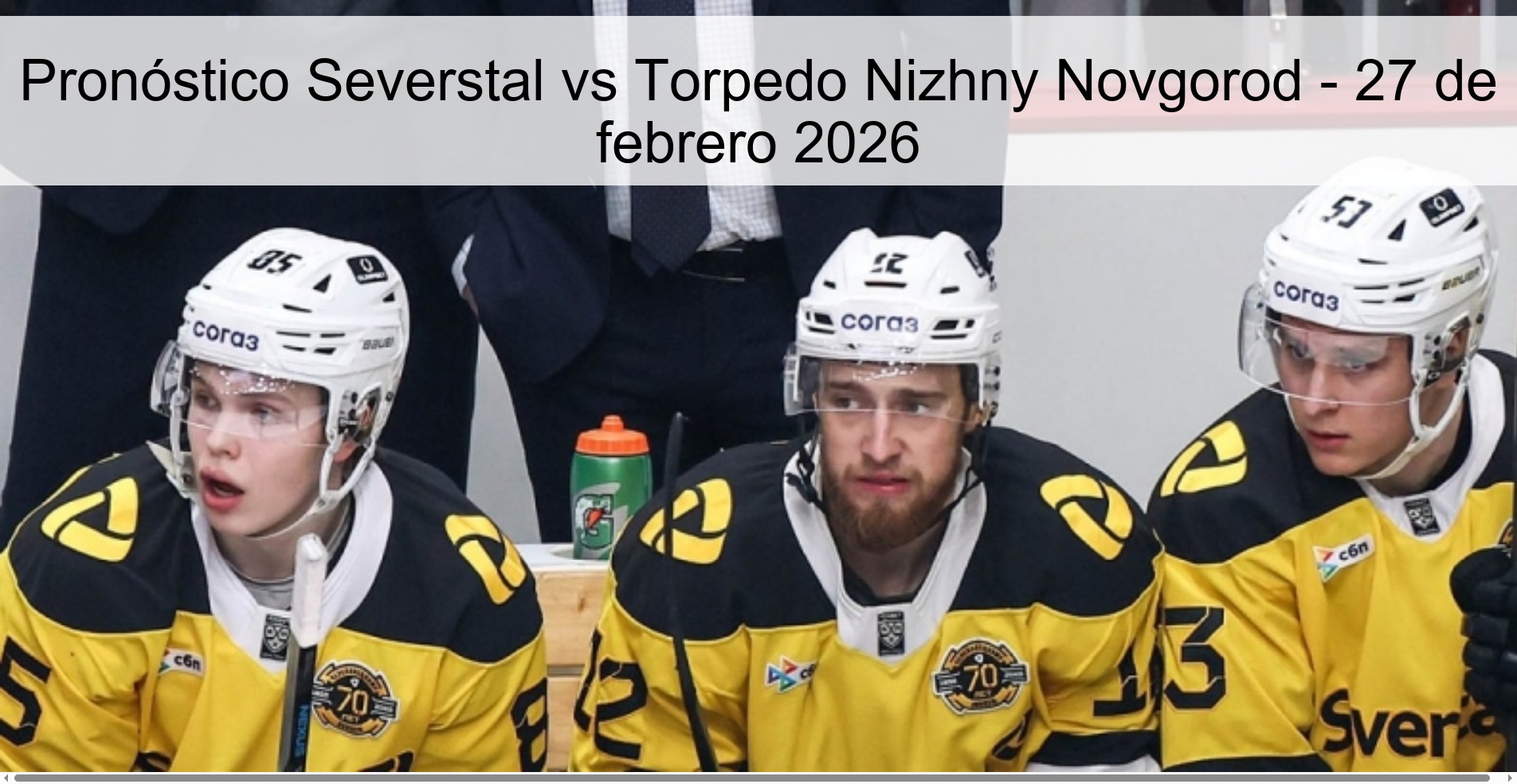 Severstal vs Torpedo Nizhny Novgorod Prediction – February 27, 2026