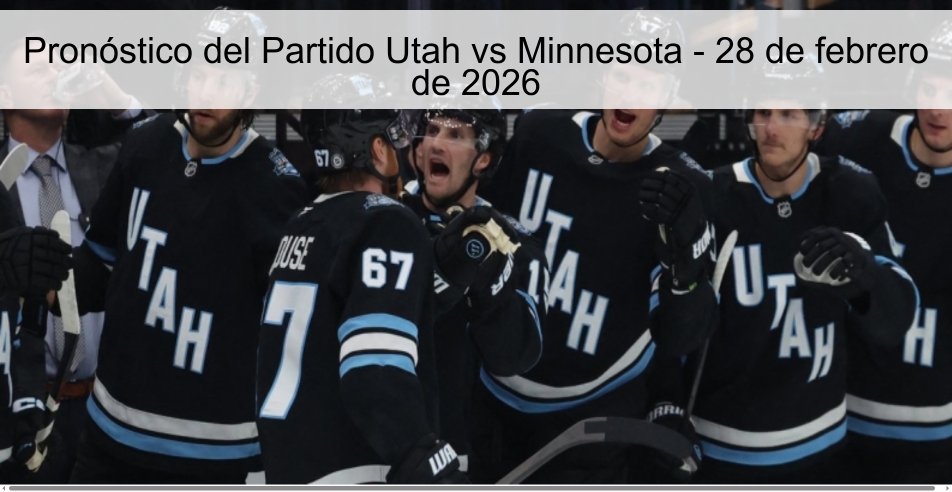 Utah vs Minnesota Match Prediction - February 28, 2026