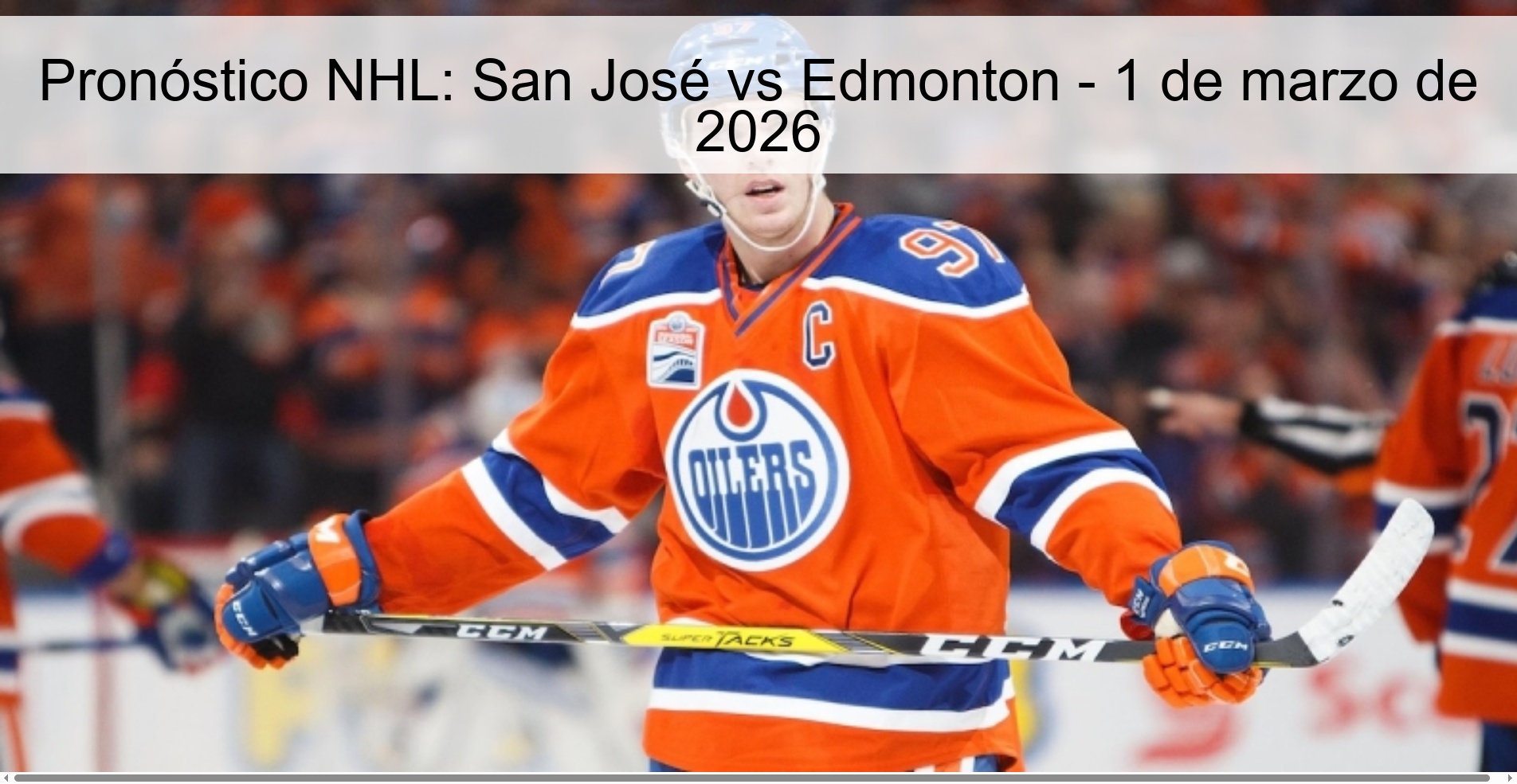 NHL Prediction: San Jose vs Edmonton – March 1, 2026