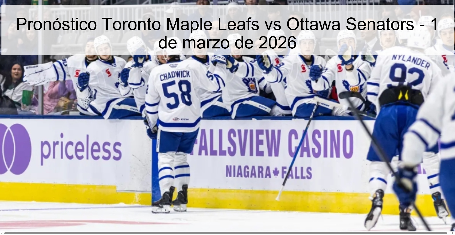 Toronto Maple Leafs vs Ottawa Senators Prediction – March 1, 2026