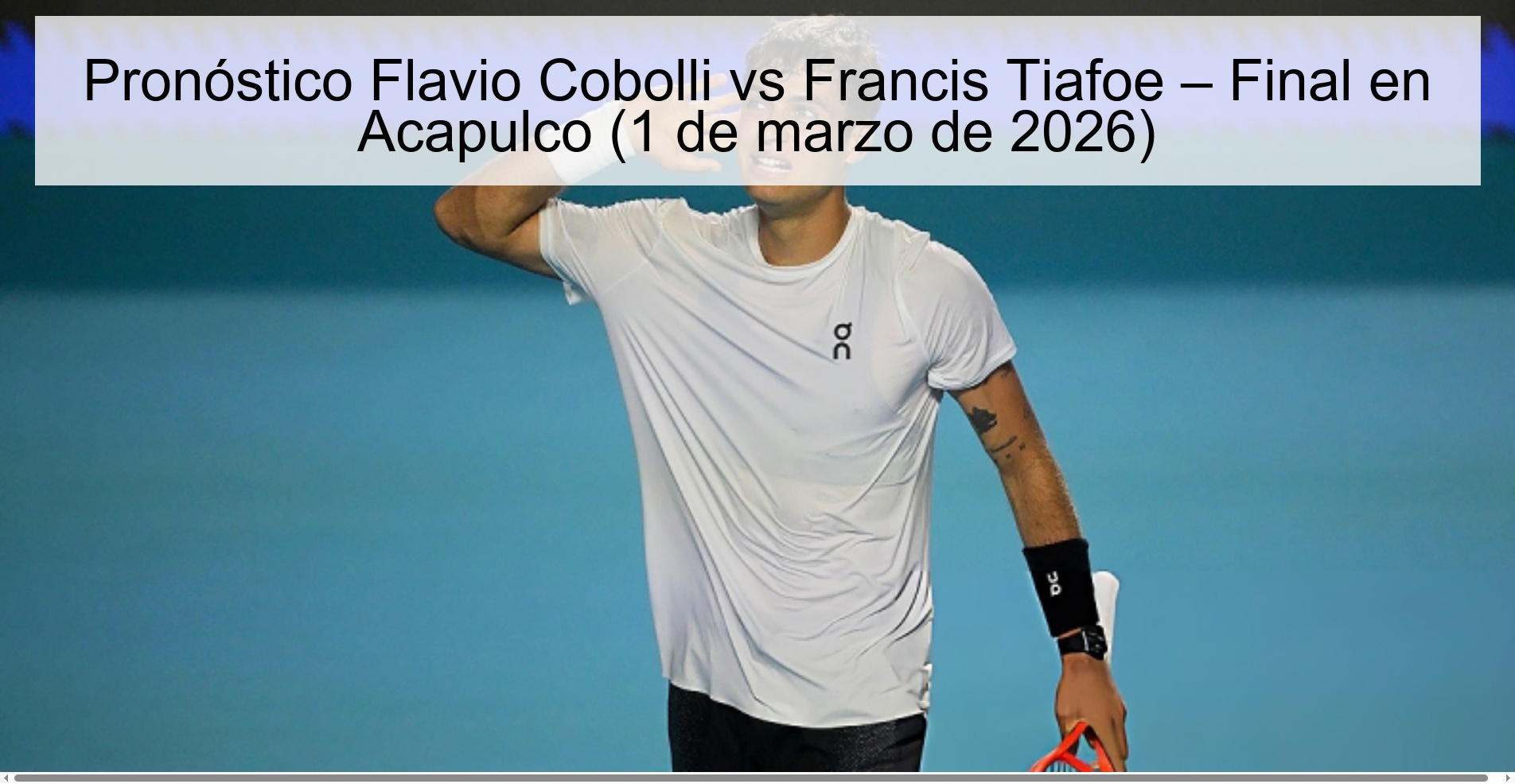 Flavio Cobolli vs Francis Tiafoe Prediction – Final in Acapulco (March 1, 2026)