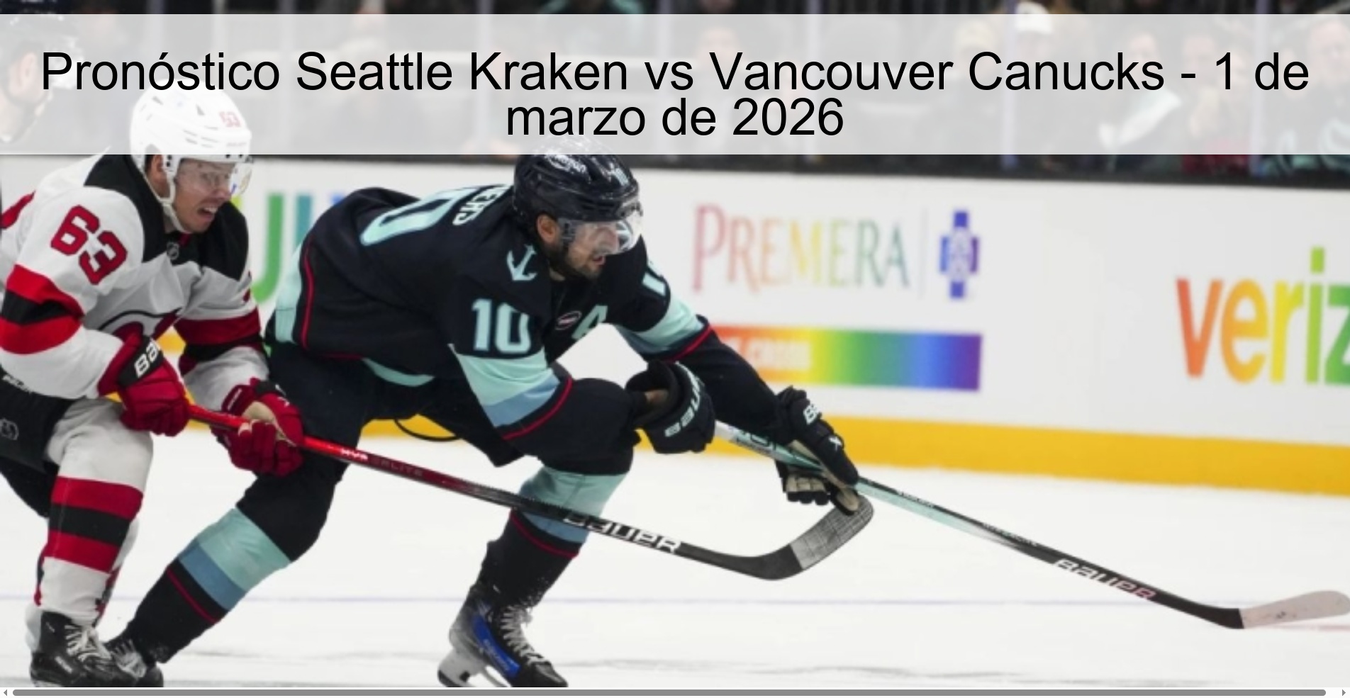 Seattle Kraken vs Vancouver Canucks Prediction – March 1, 2026