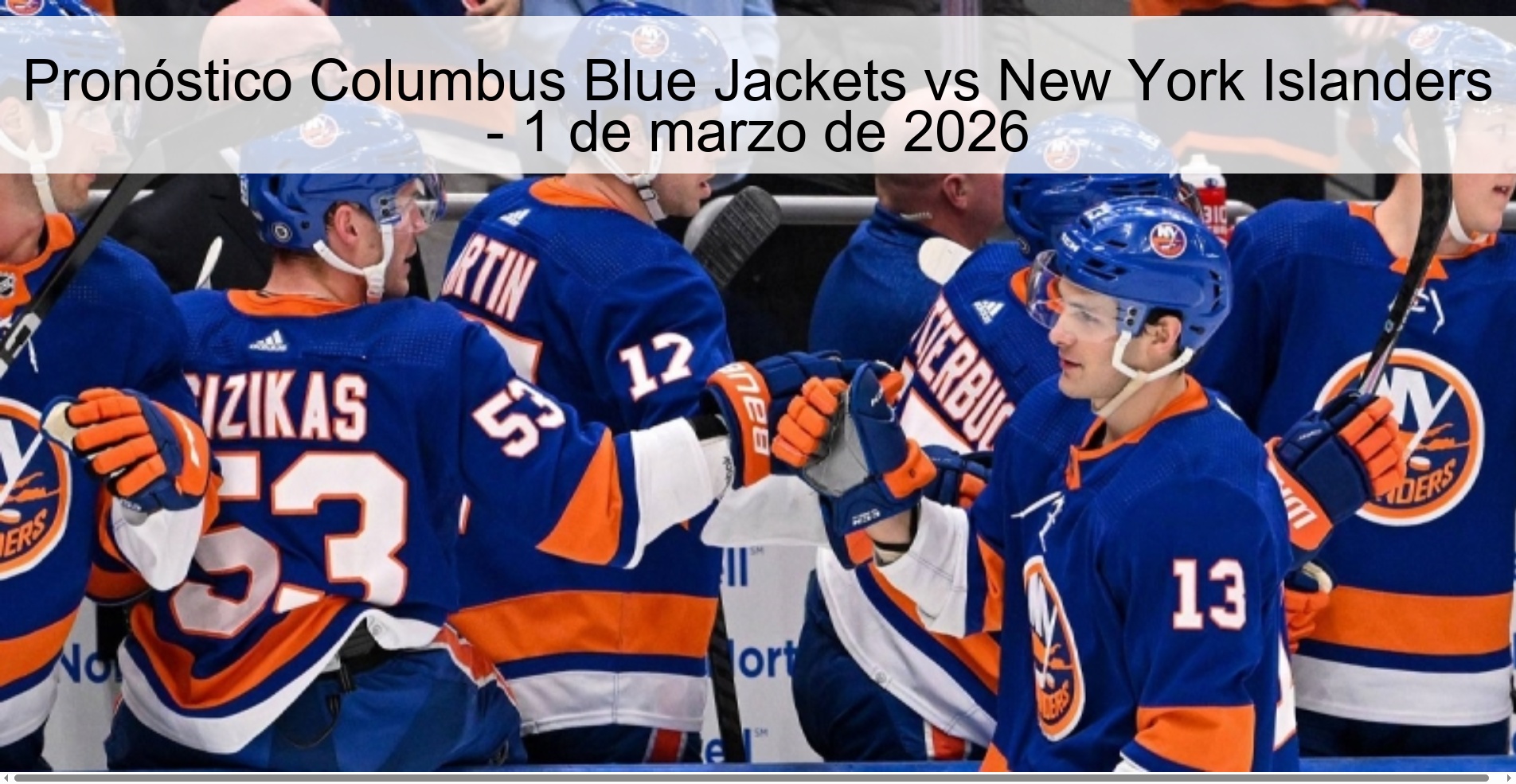 Columbus Blue Jackets vs New York Islanders Prediction – March 1, 2026