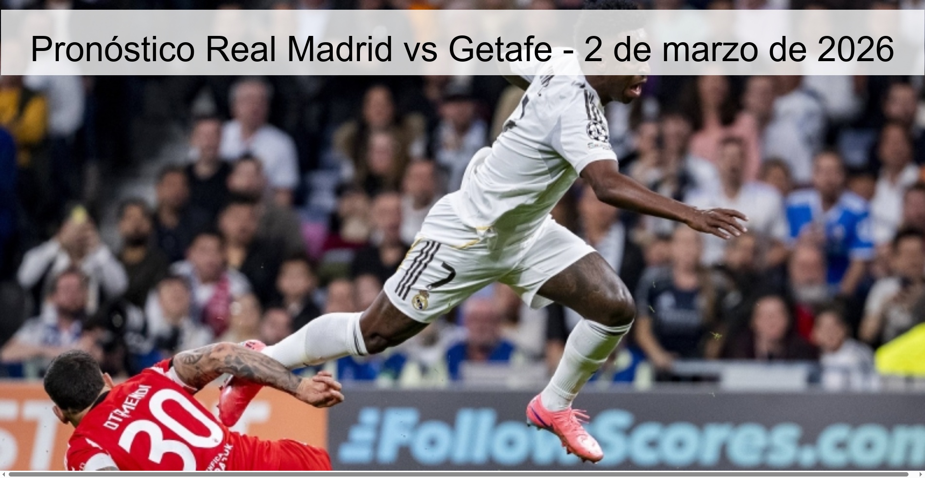 Real Madrid vs Getafe Prediction - March 2, 2026