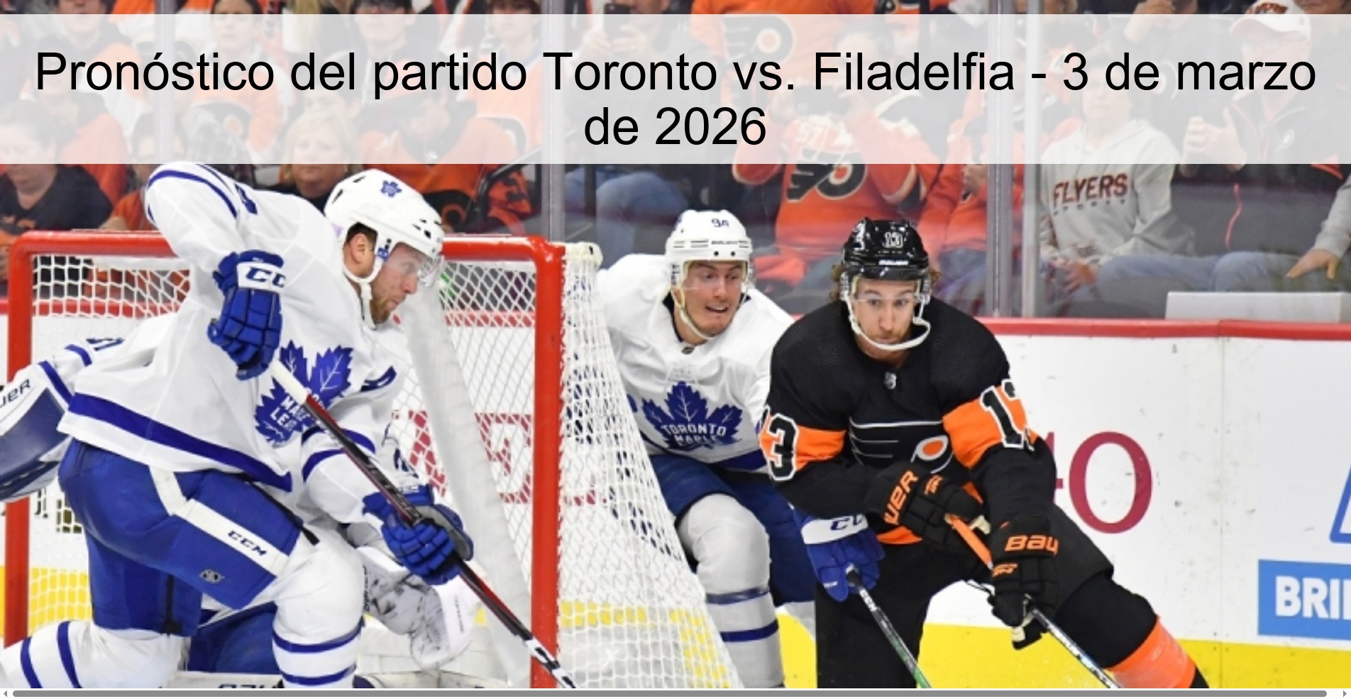 Toronto vs. Game Prediction Philadelphia - March 3, 2026