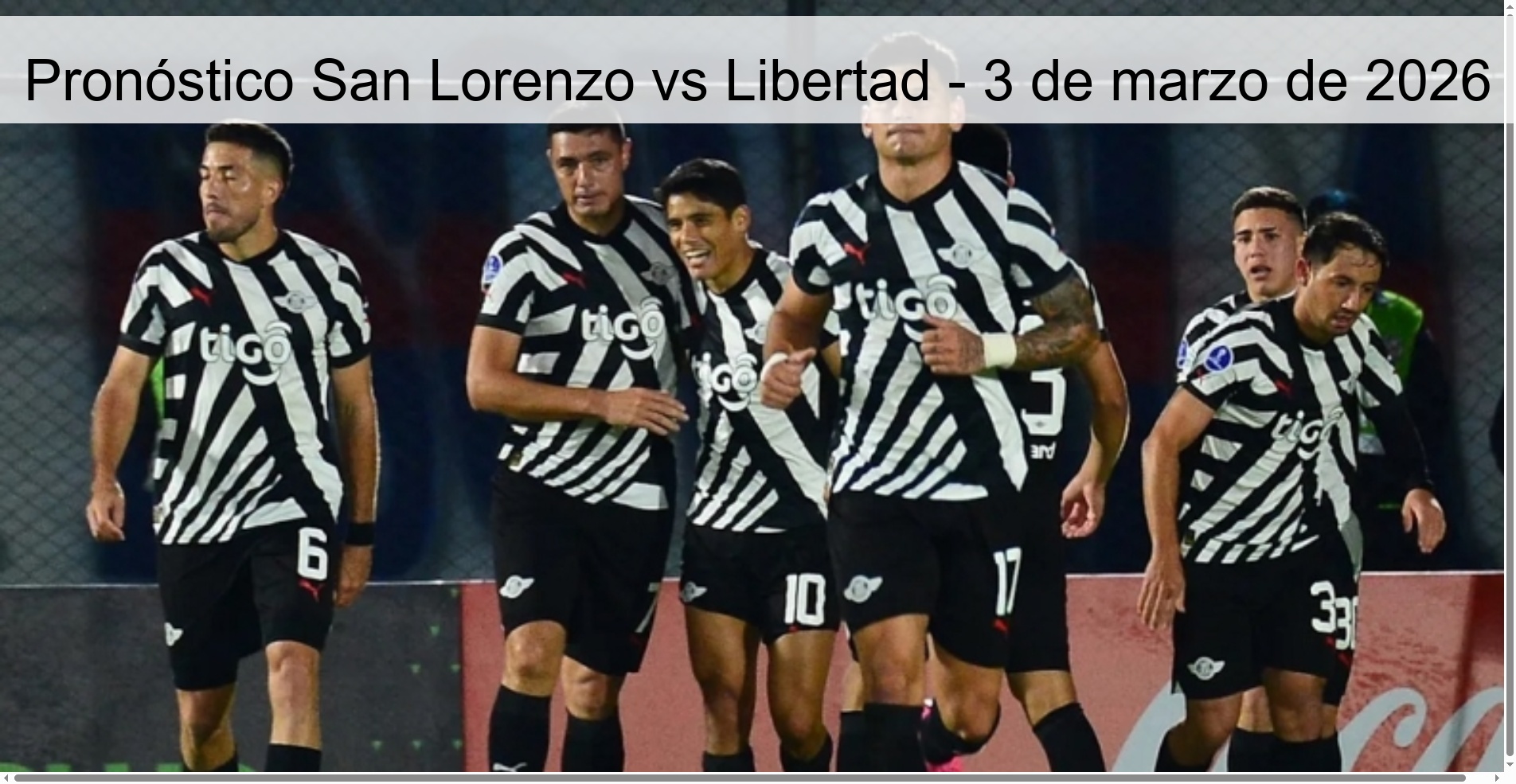 Pronóstico San Lorenzo vs Libertad - 3 de marzo de 2026