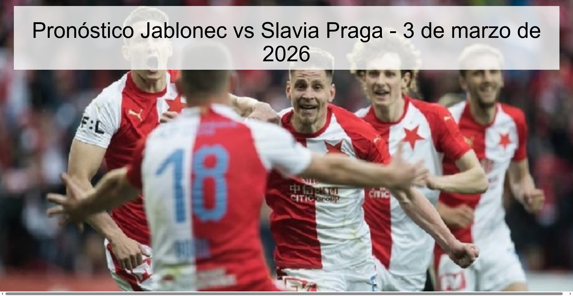 Jablonec vs Slavia Prague Prediction – March 3, 2026