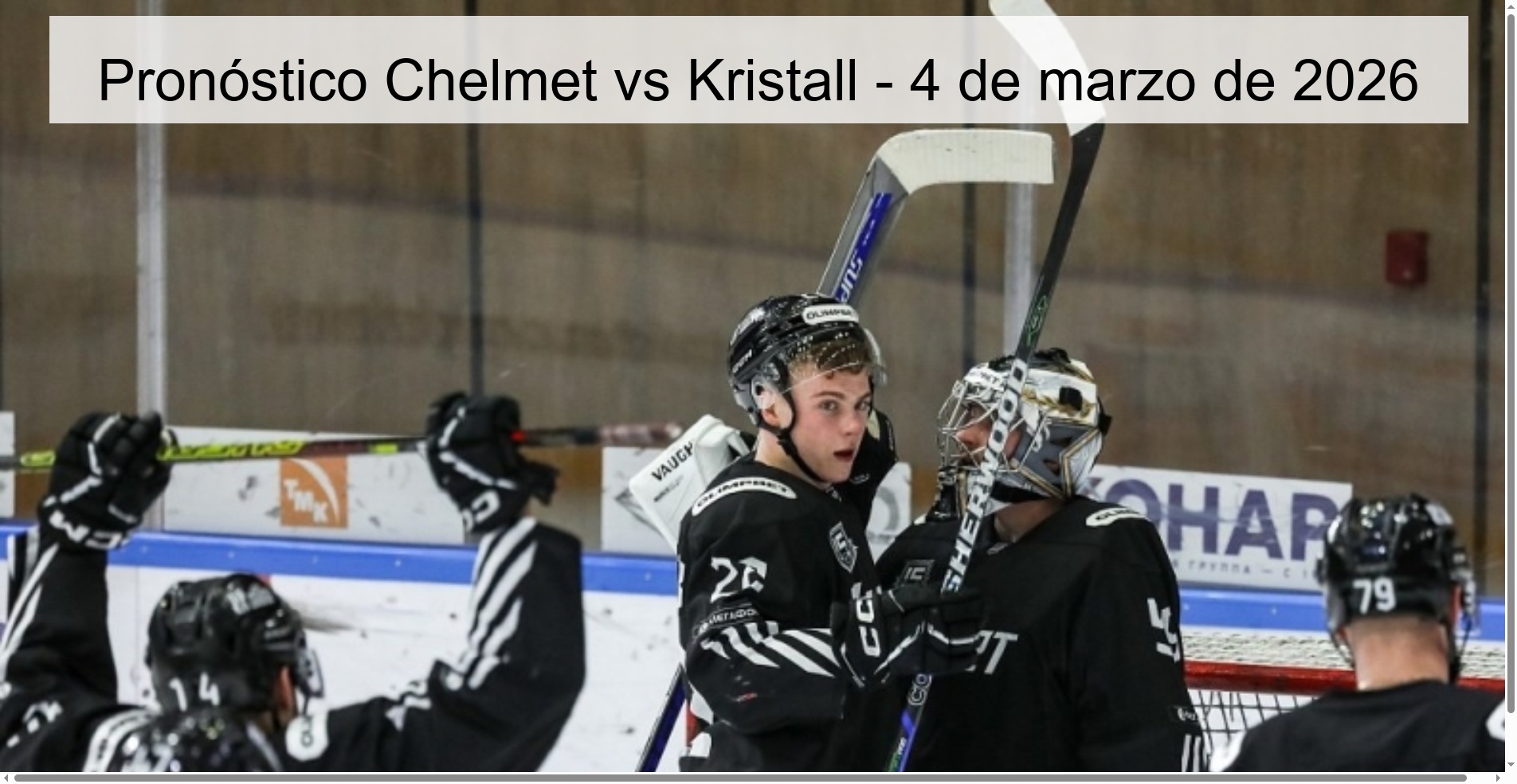 Chelmet vs Kristall Prediction – March 4, 2026