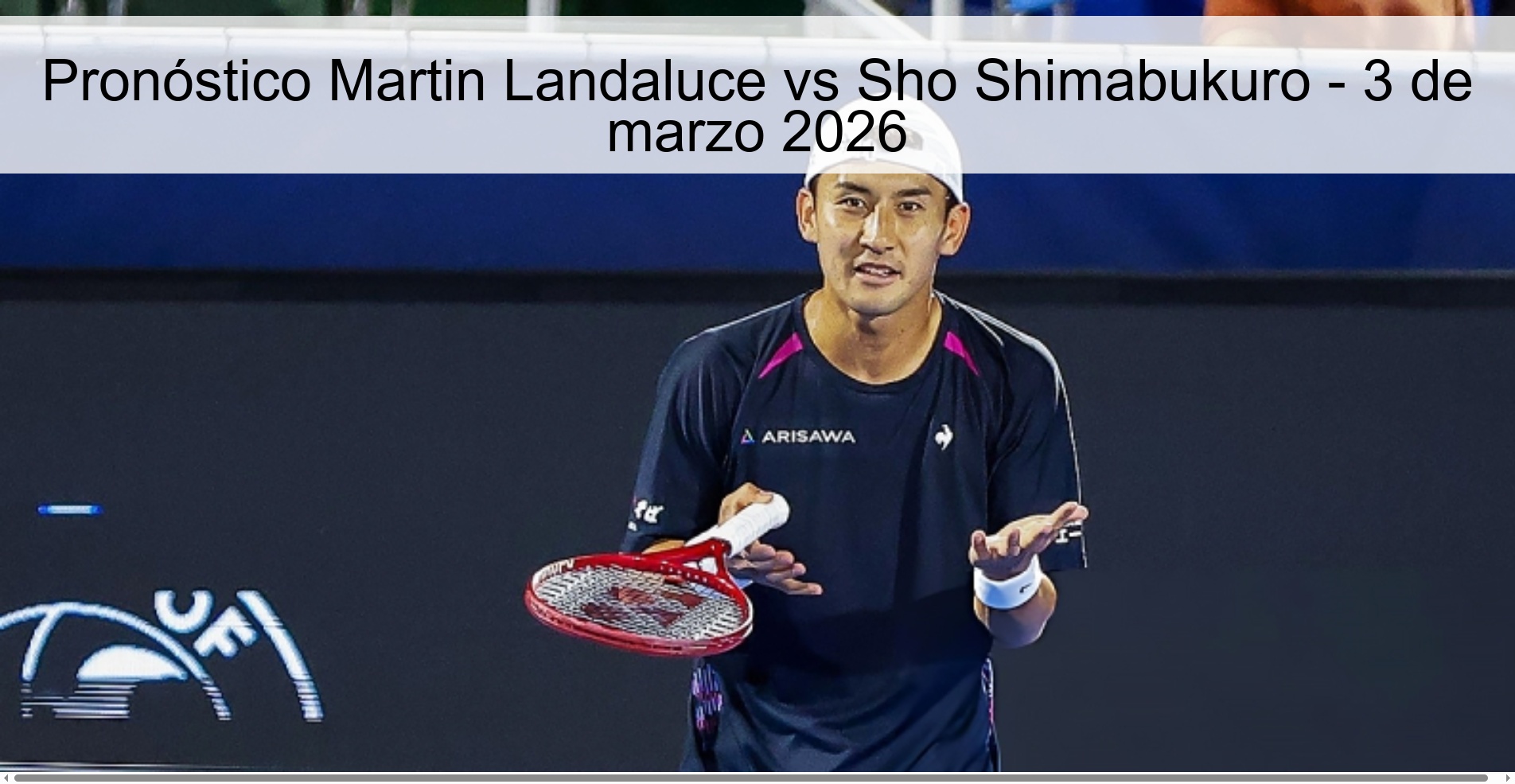 Martin Landaluce vs Sho Shimabukuro Prediction - March 3, 2026