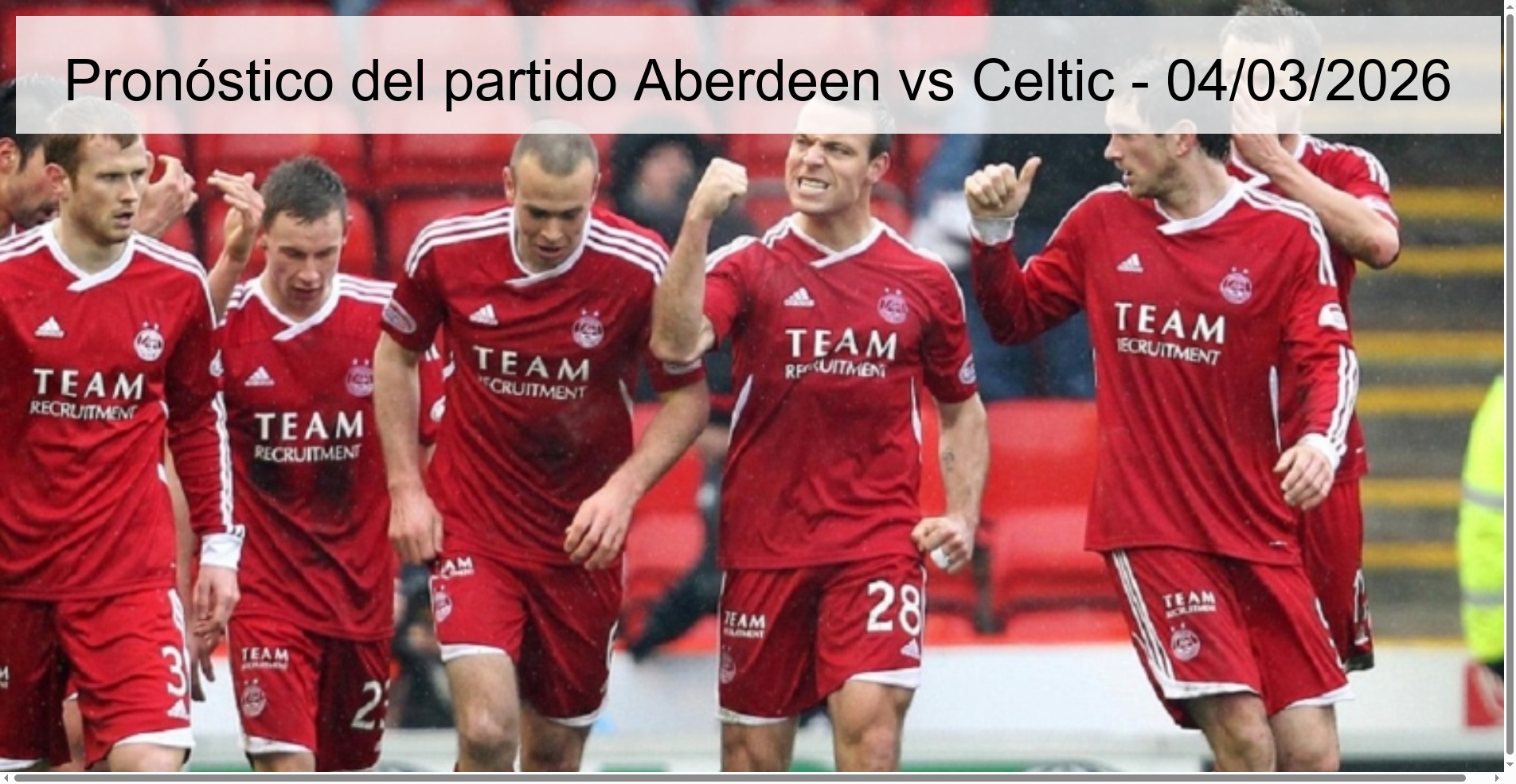 Aberdeen vs Celtic Prediction - 03/04/2026