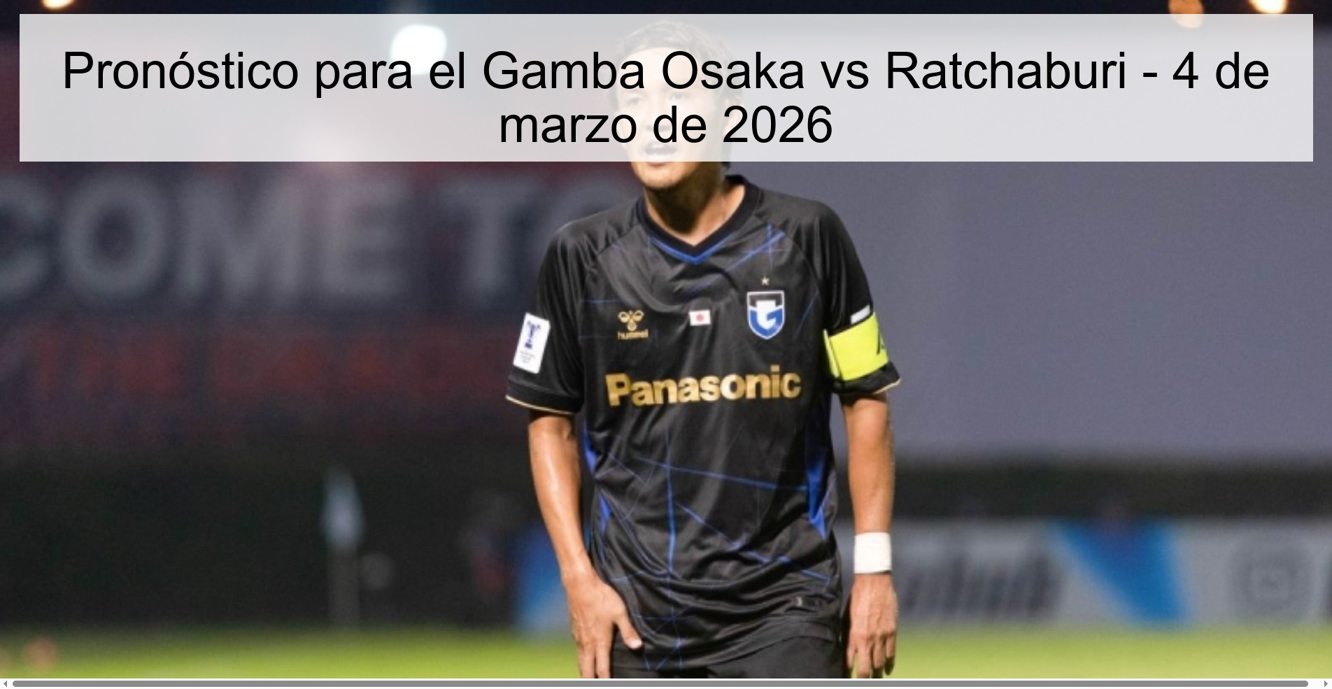 Gamba Osaka vs Ratchaburi Prediction – March 4, 2026
