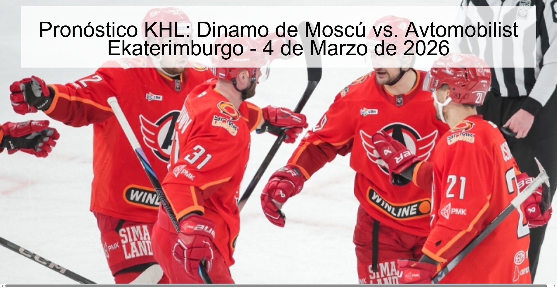 Pronóstico KHL: Dinamo de Moscú vs. Avtomobilist Ekaterimburgo - 4 de Marzo de 2026