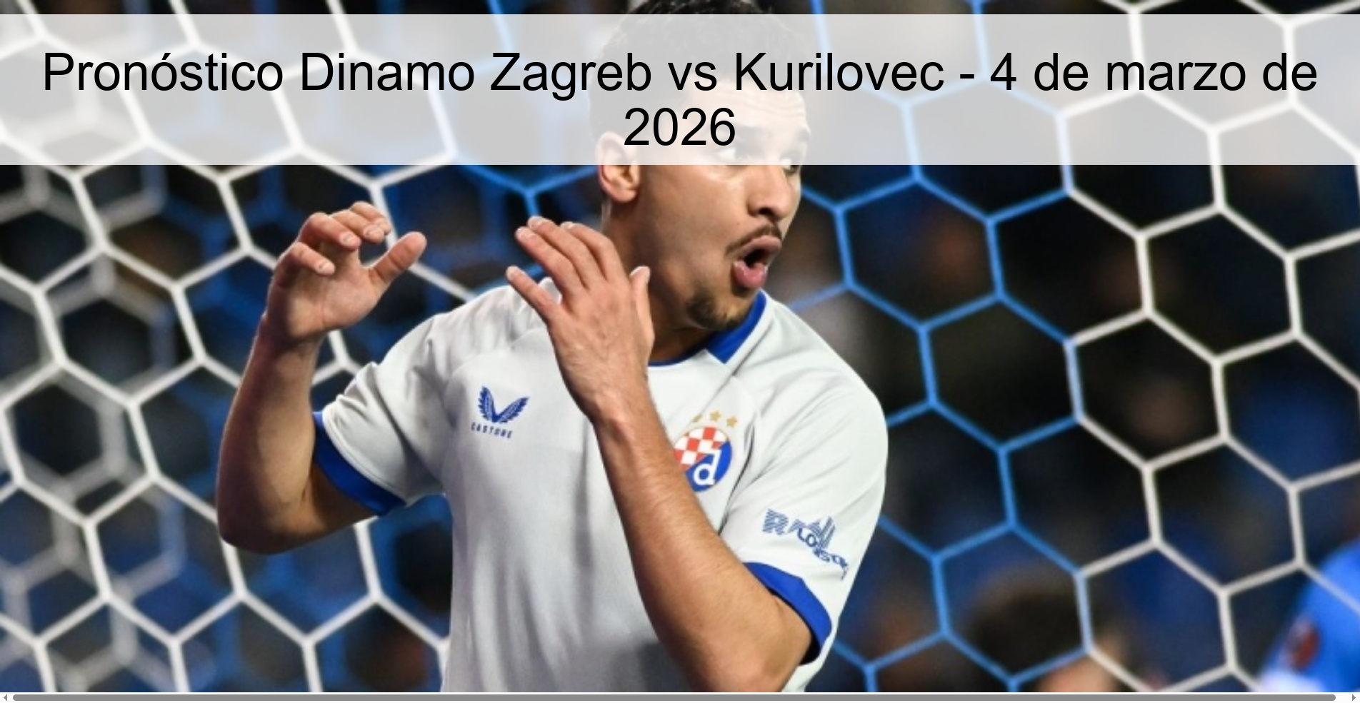 Dinamo Zagreb vs Kurilovec Prediction – March 4, 2026