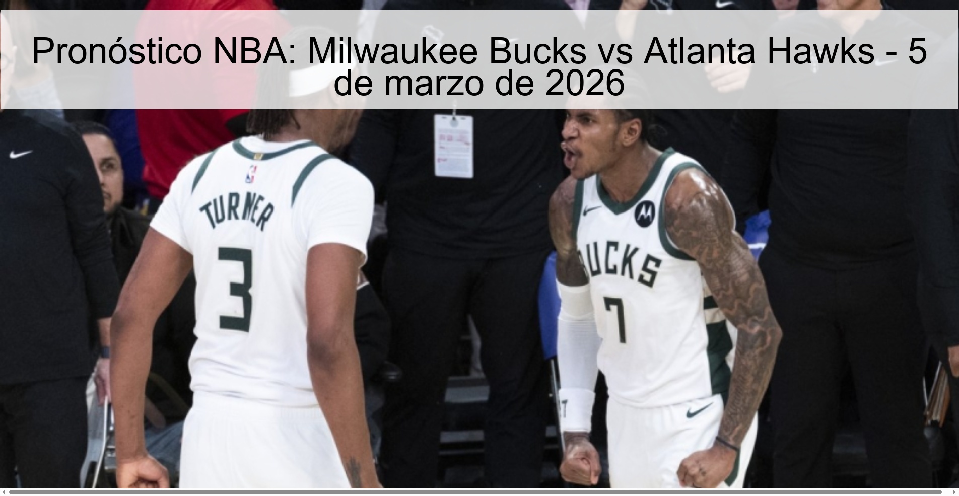 NBA Prediction: Milwaukee Bucks vs Atlanta Hawks - March 5, 2026