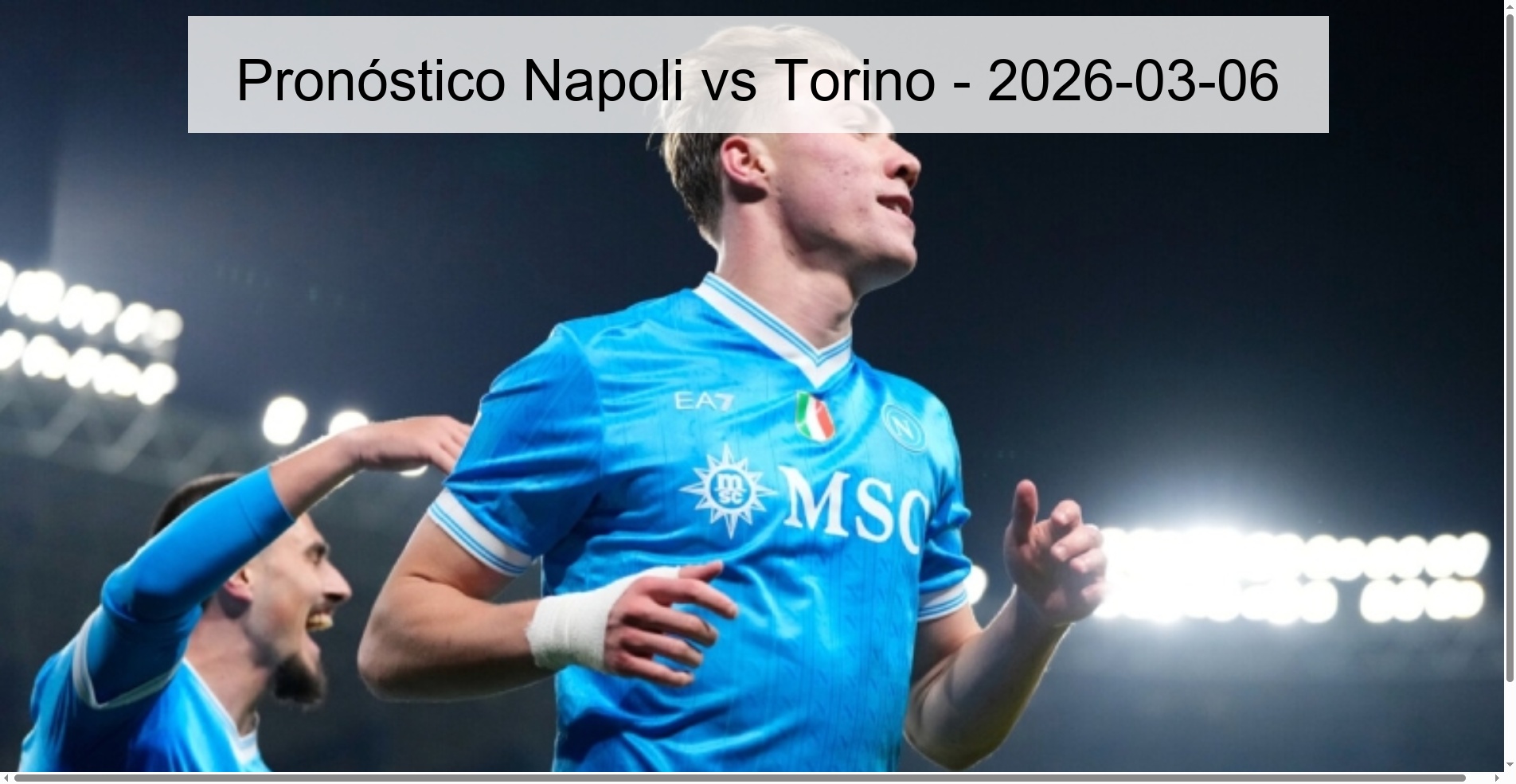Napoli vs Torino Prediction - 2026-03-06