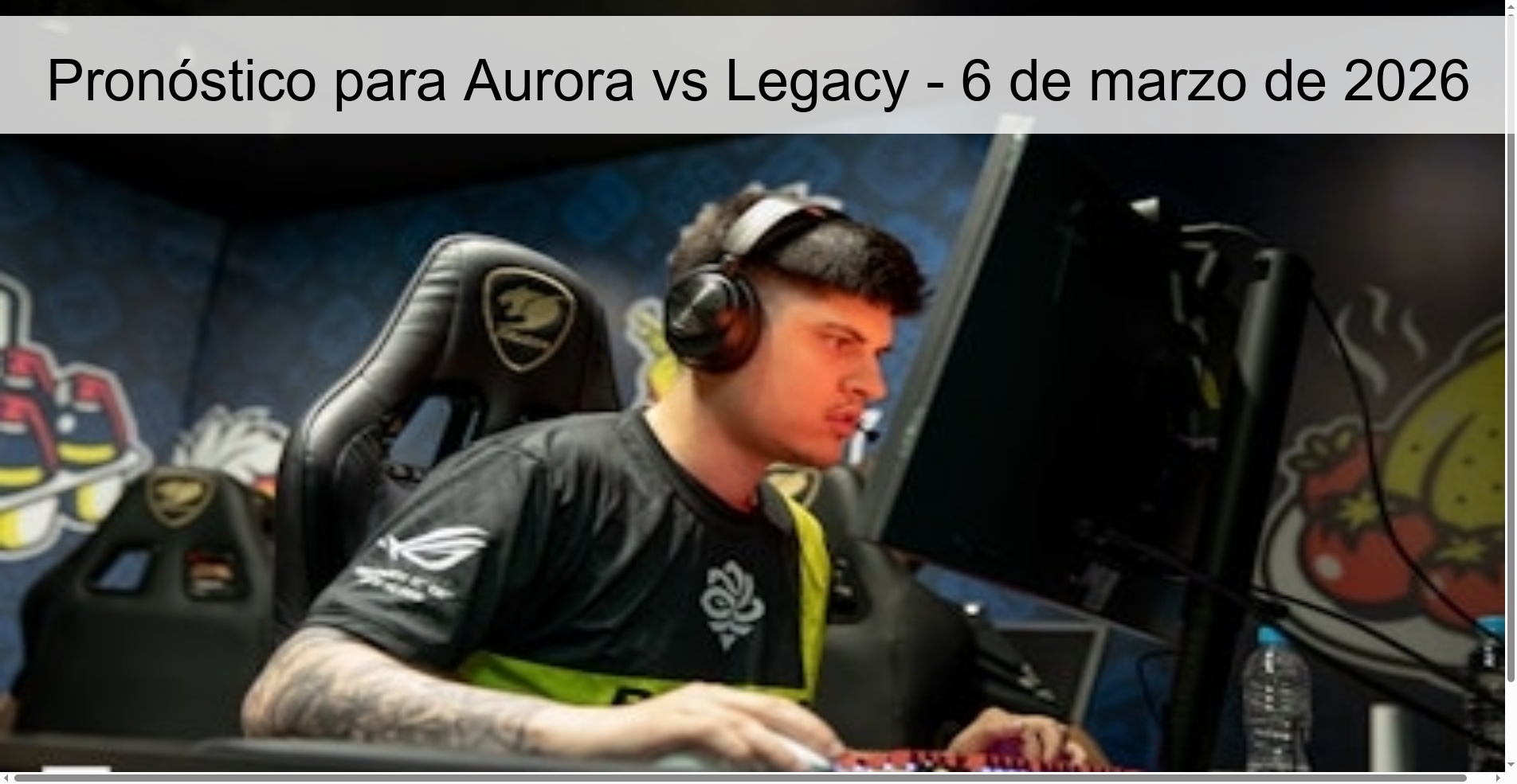 Prediction for Aurora vs Legacy – March 6, 2026