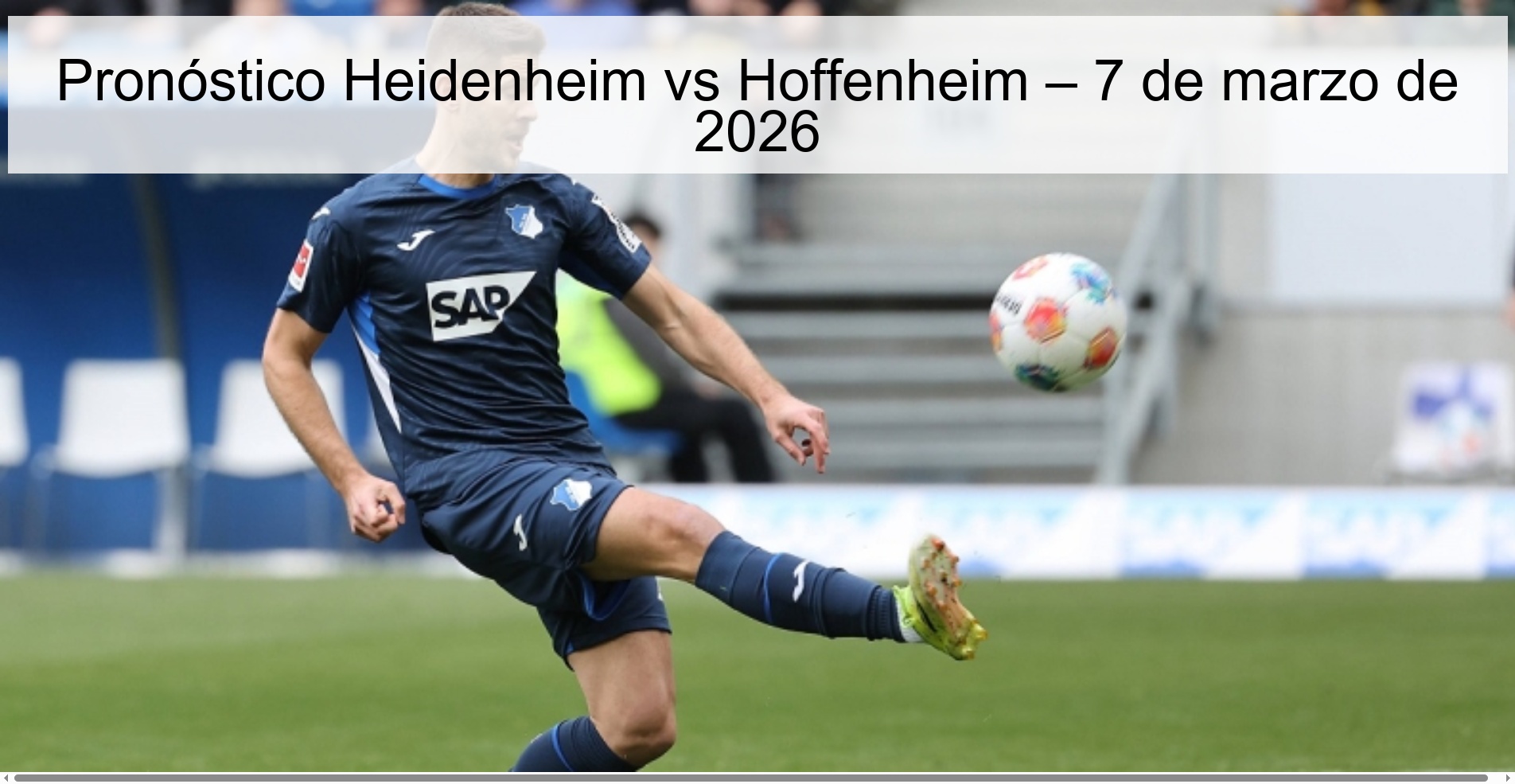 Heidenheim vs Hoffenheim Prediction – March 7, 2026