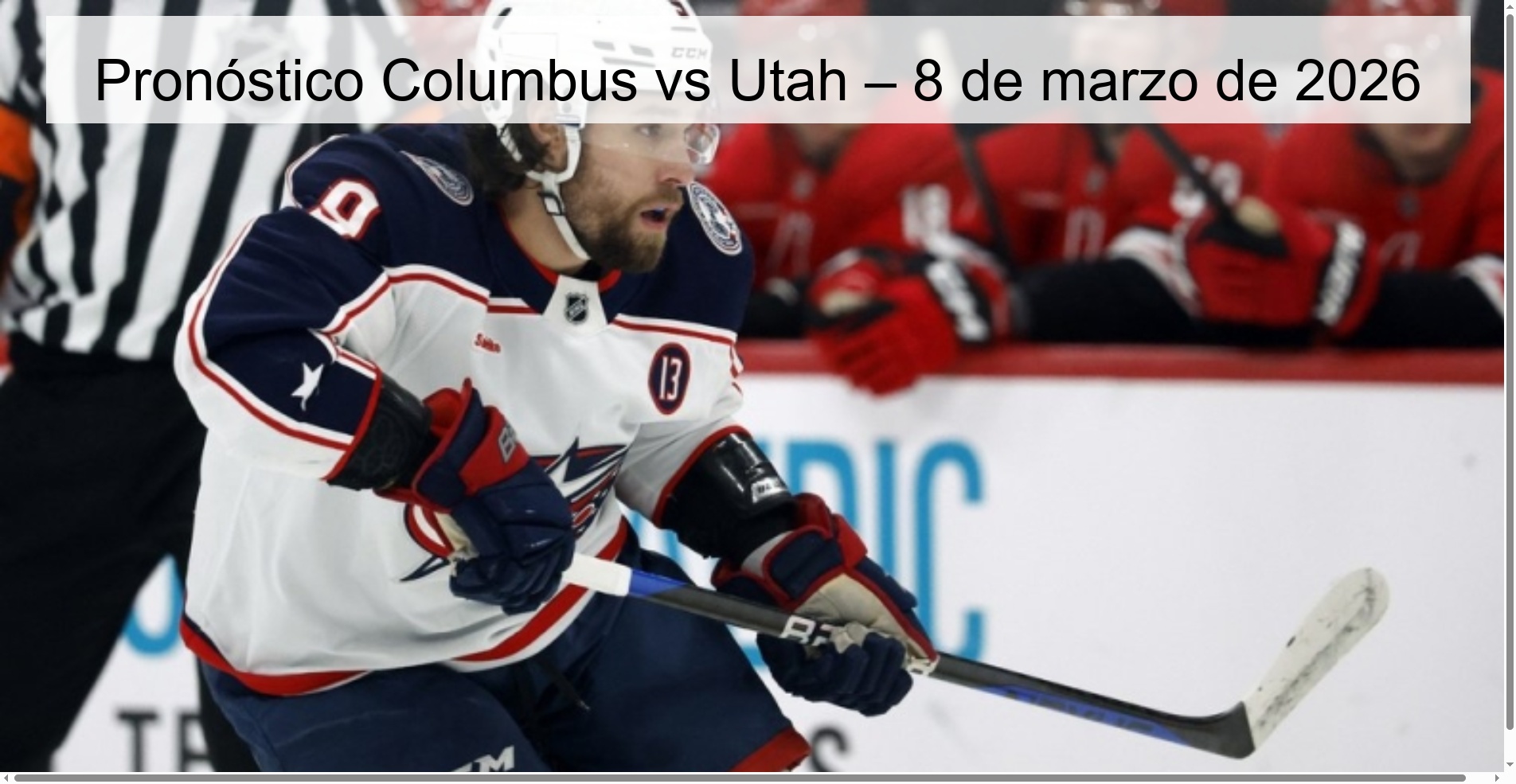 Columbus vs Utah Prediction – March 8, 2026