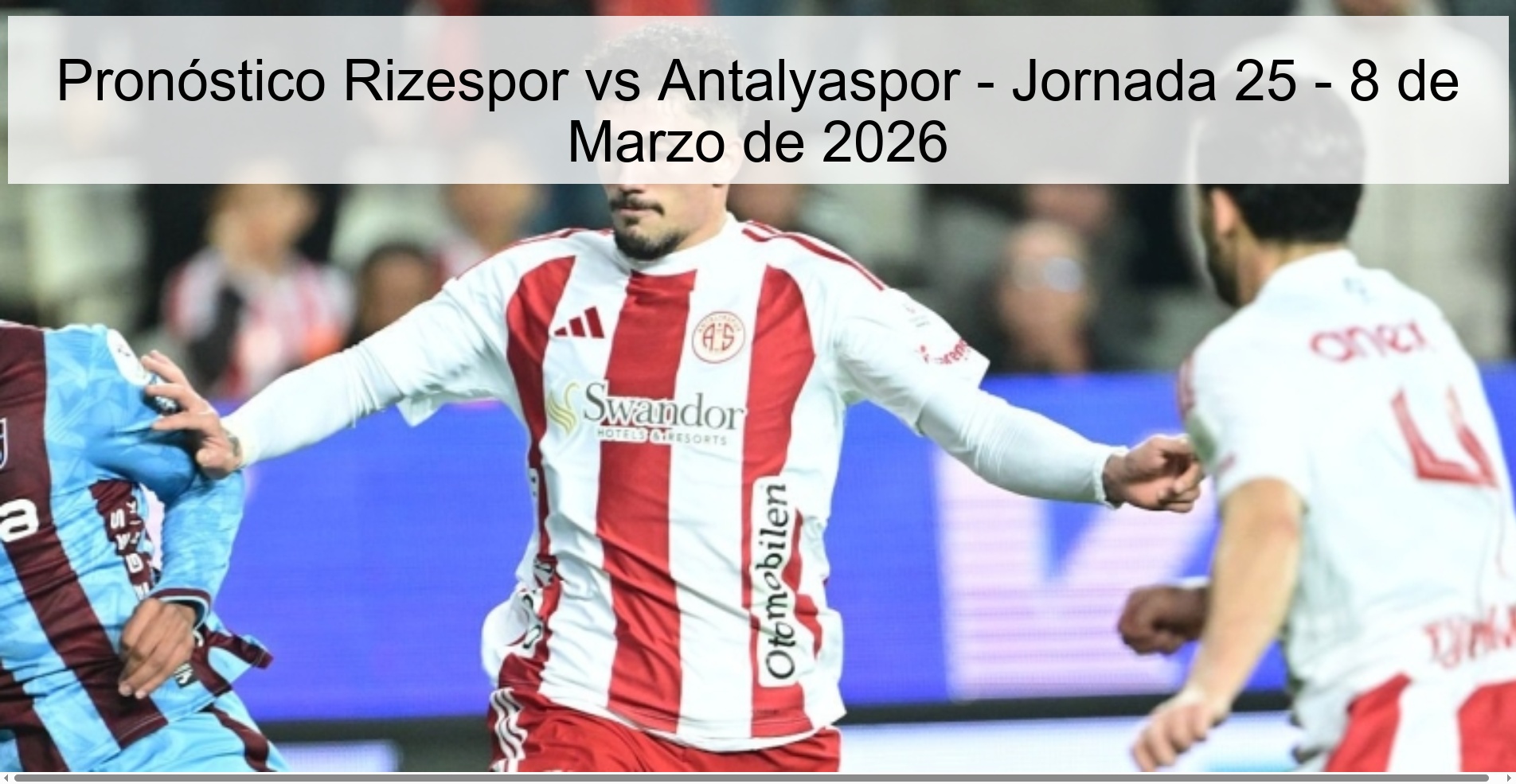 Rizespor vs Antalyaspor Prediction - Matchday 25 - March 8, 2026
