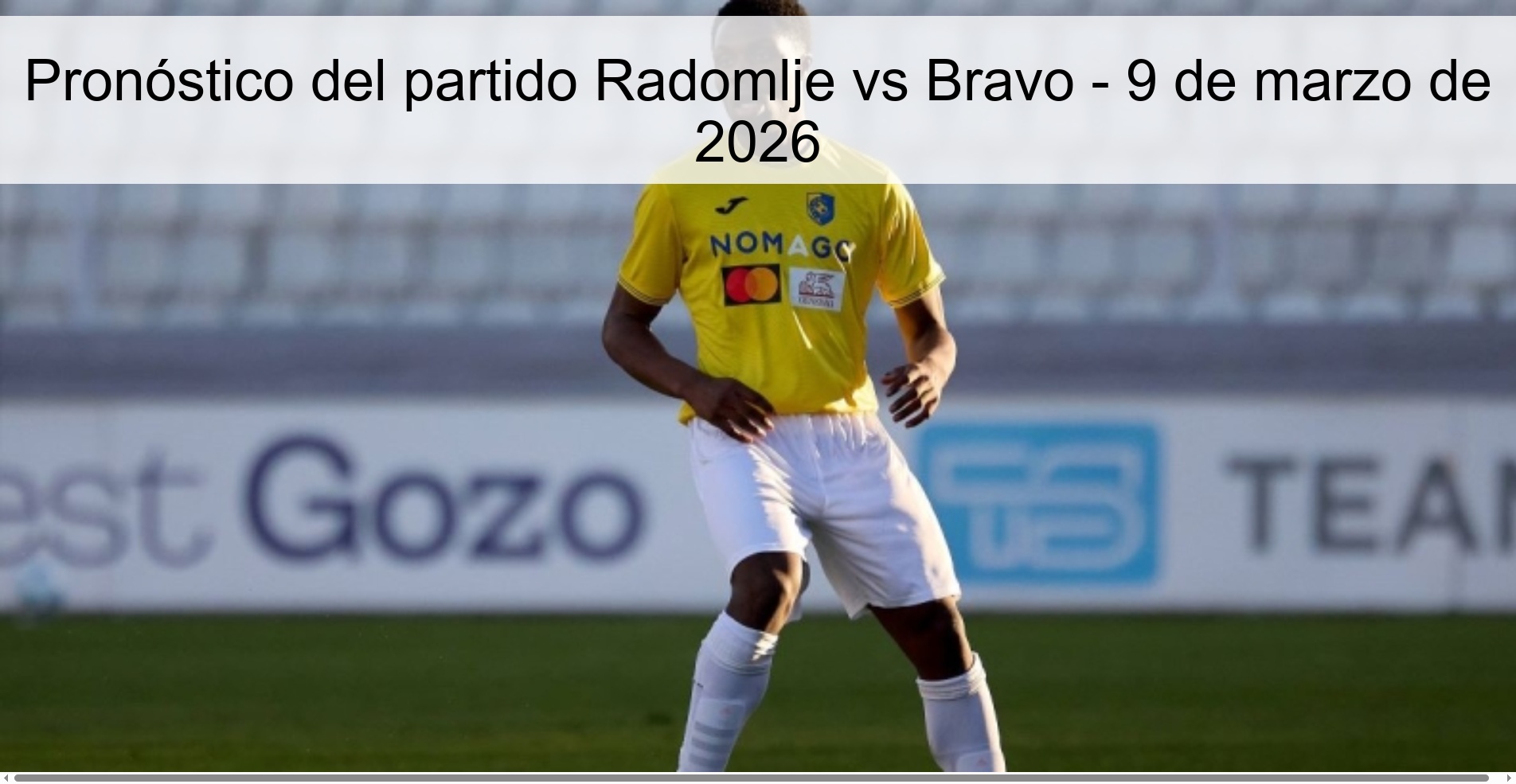 Radomlje vs Bravo Prediction – March 9, 2026