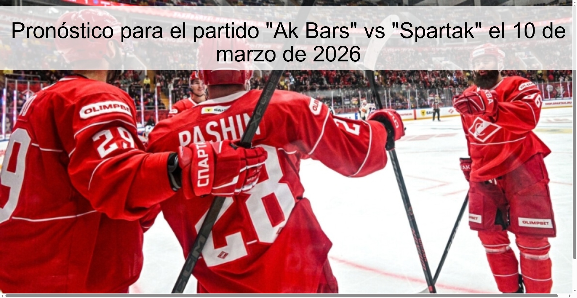 Prediction for the match 