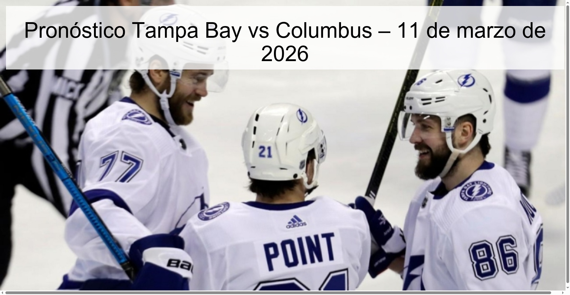 Tampa Bay vs Columbus Prediction – March 11, 2026