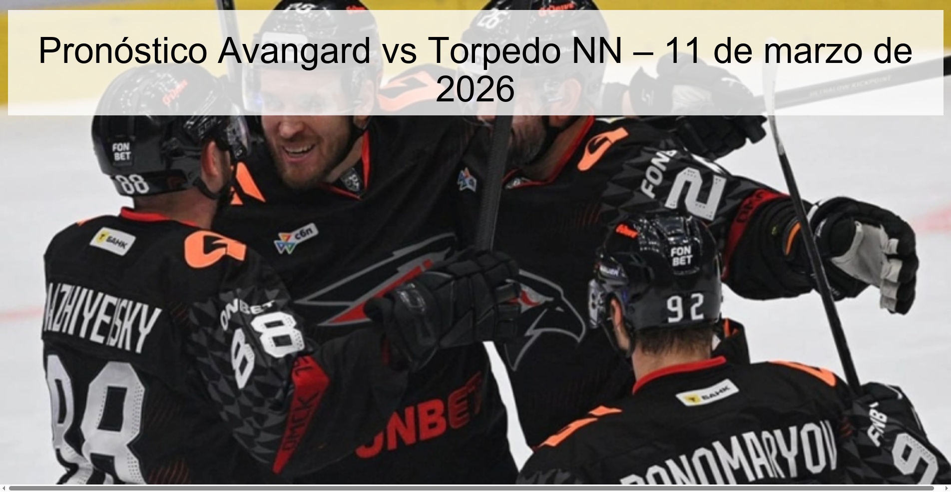 Avangard vs Torpedo NN Prediction – March 11, 2026