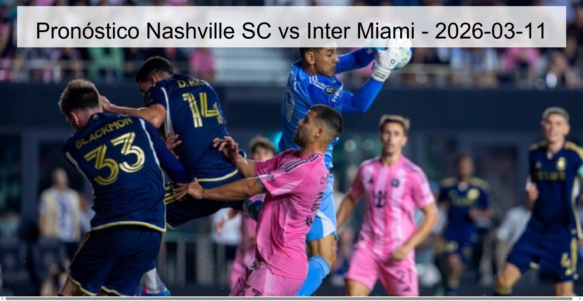 Nashville SC vs Inter Miami Prediction - 2026-03-11