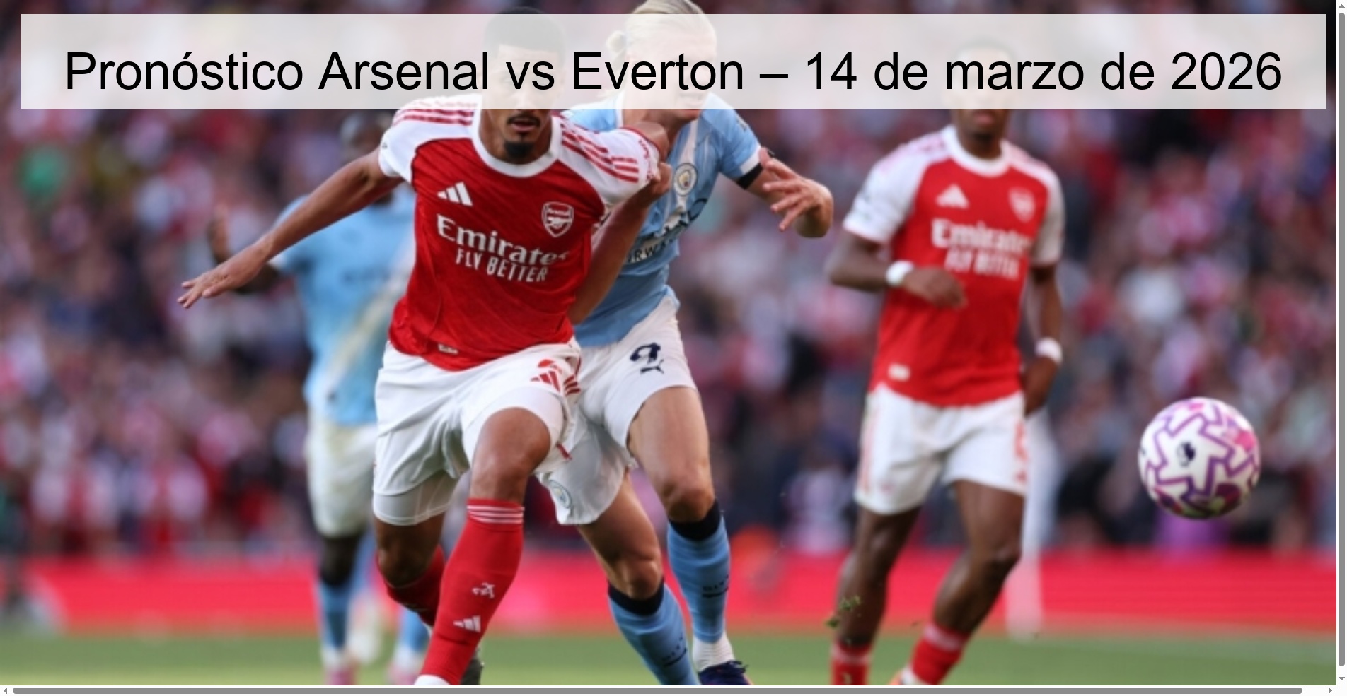Arsenal vs Everton Prediction – March 14, 2026