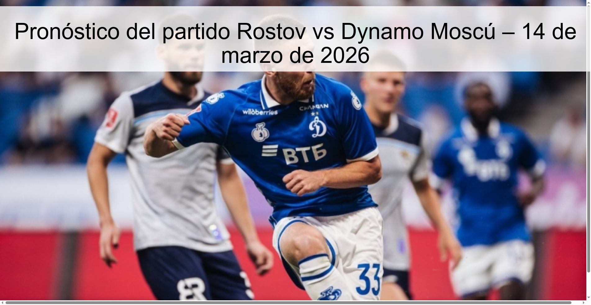 Rostov vs Dynamo Moscow Prediction – March 14, 2026