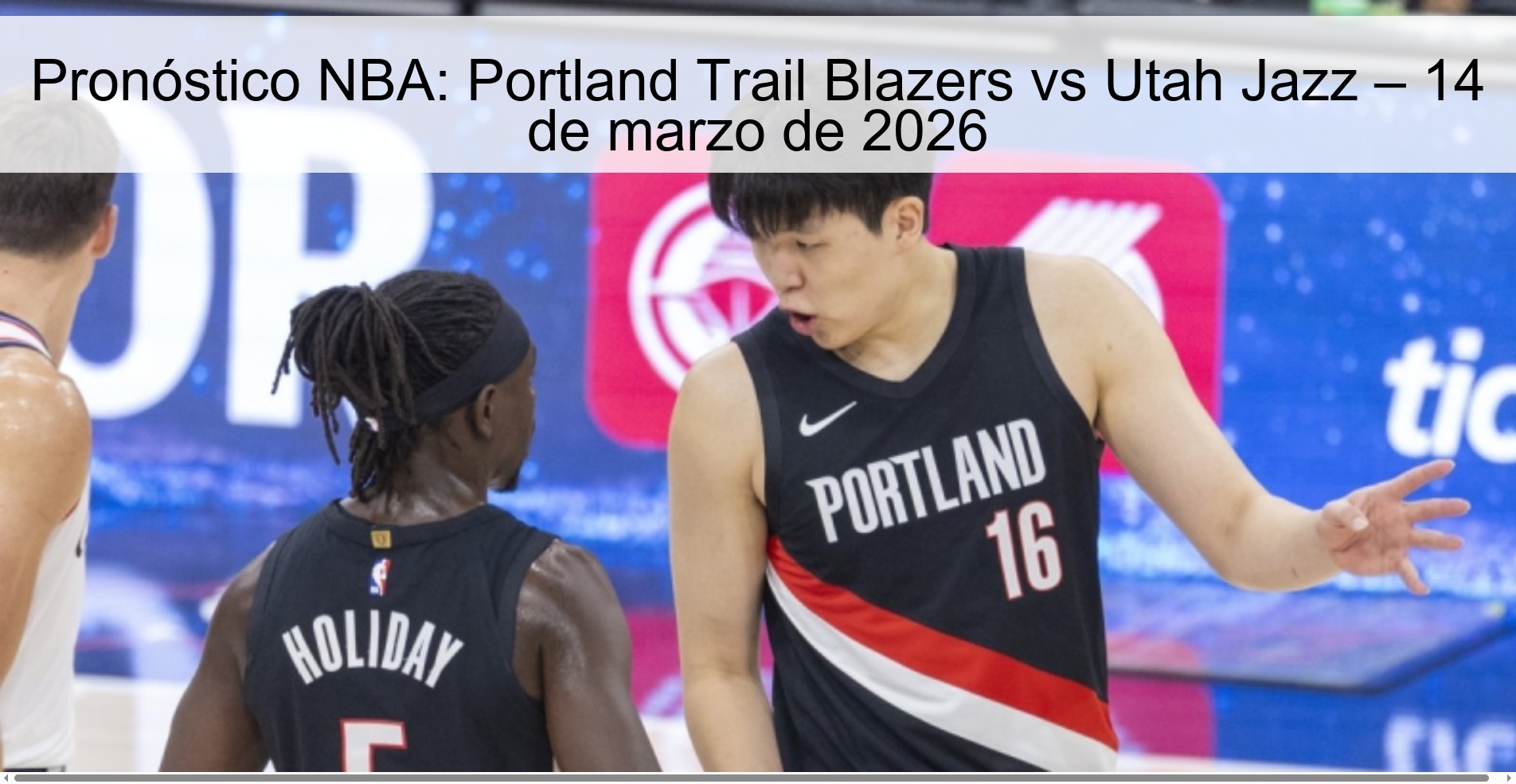 NBA Prediction: Portland Trail Blazers vs Utah Jazz – March 14, 2026