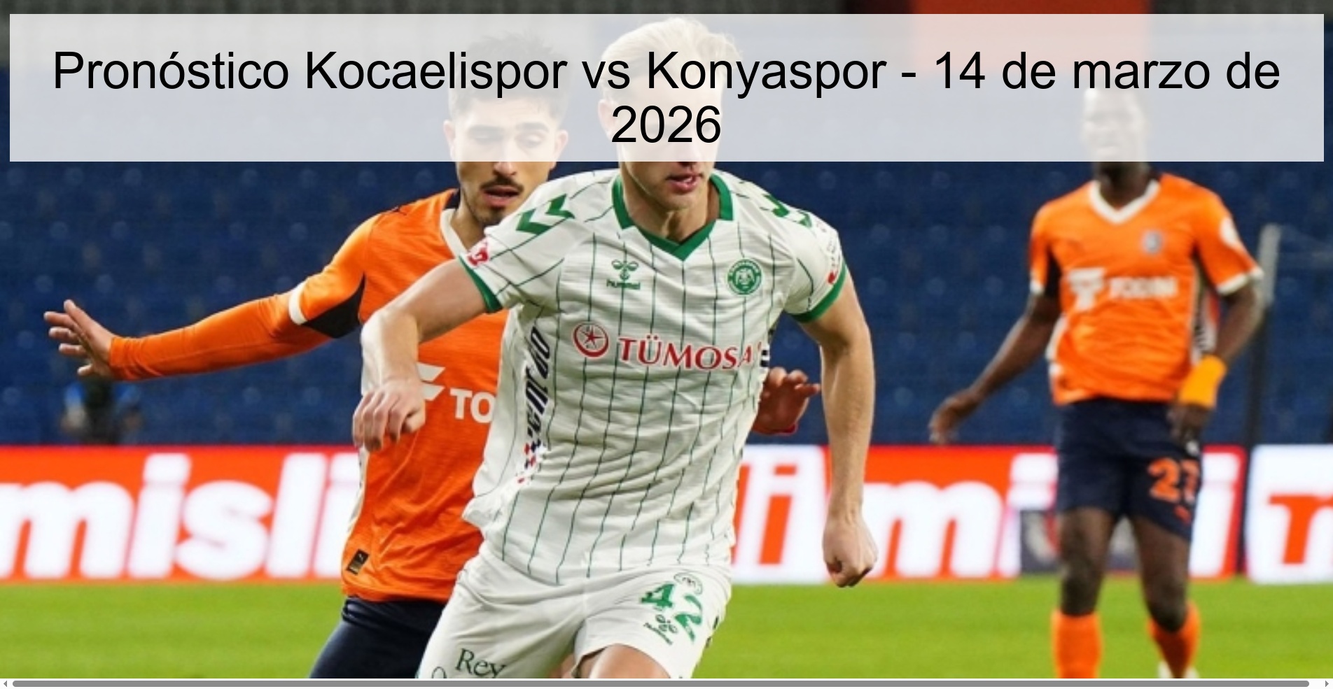Kocaelispor vs Konyaspor Prediction – March 14, 2026