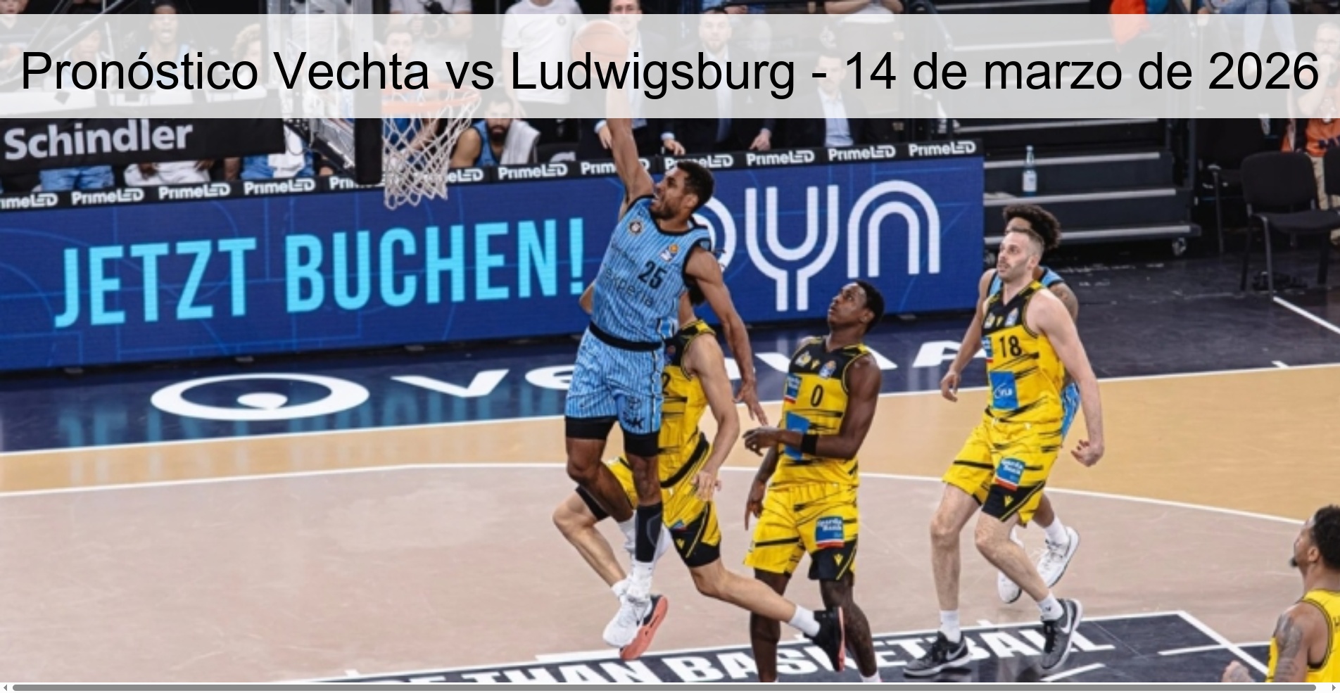 Vechta vs Ludwigsburg Prediction – March 14, 2026