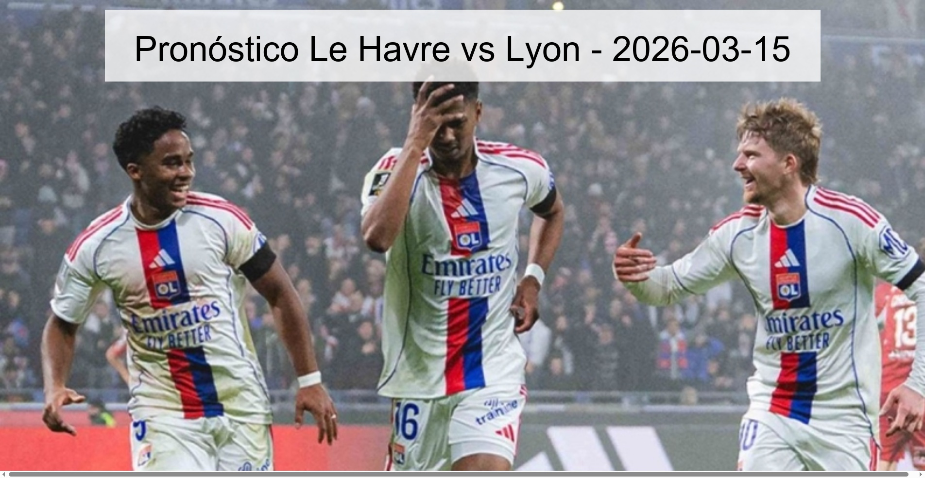 Le Havre vs Lyon Prediction - 2026-03-15