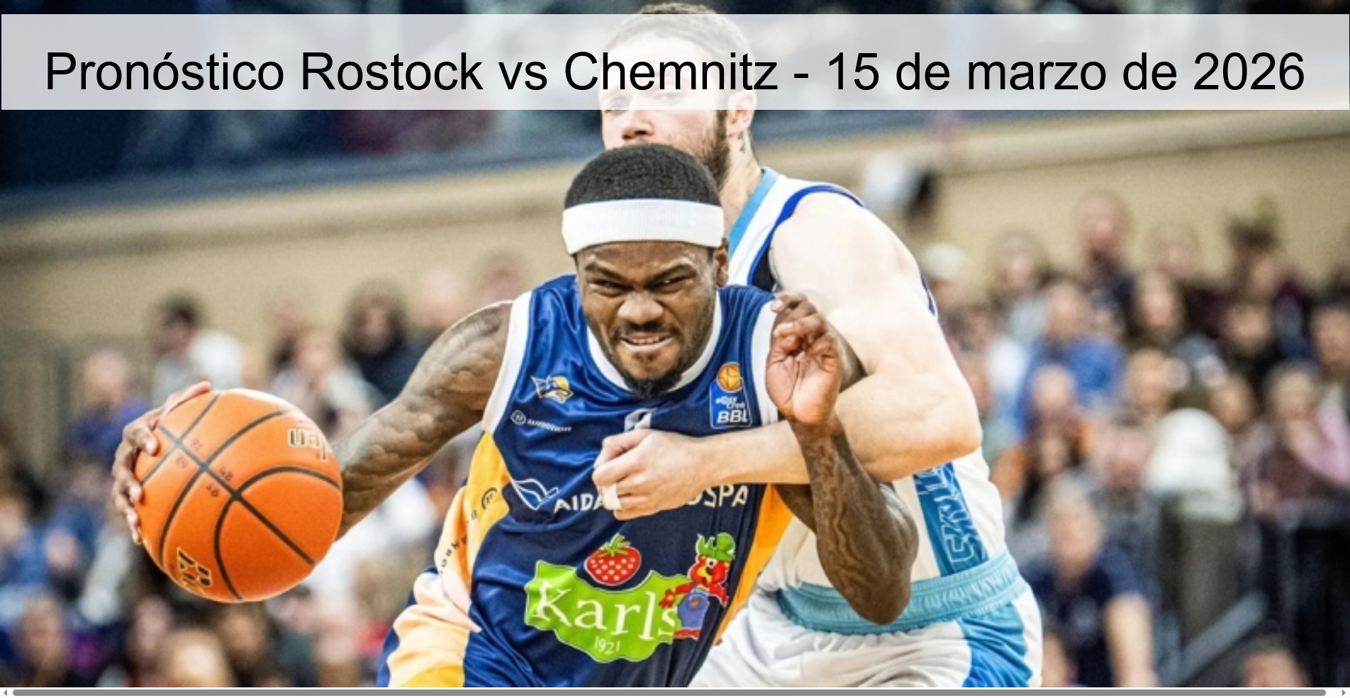 Pronóstico Rostock vs Chemnitz - 15 de marzo de 2026