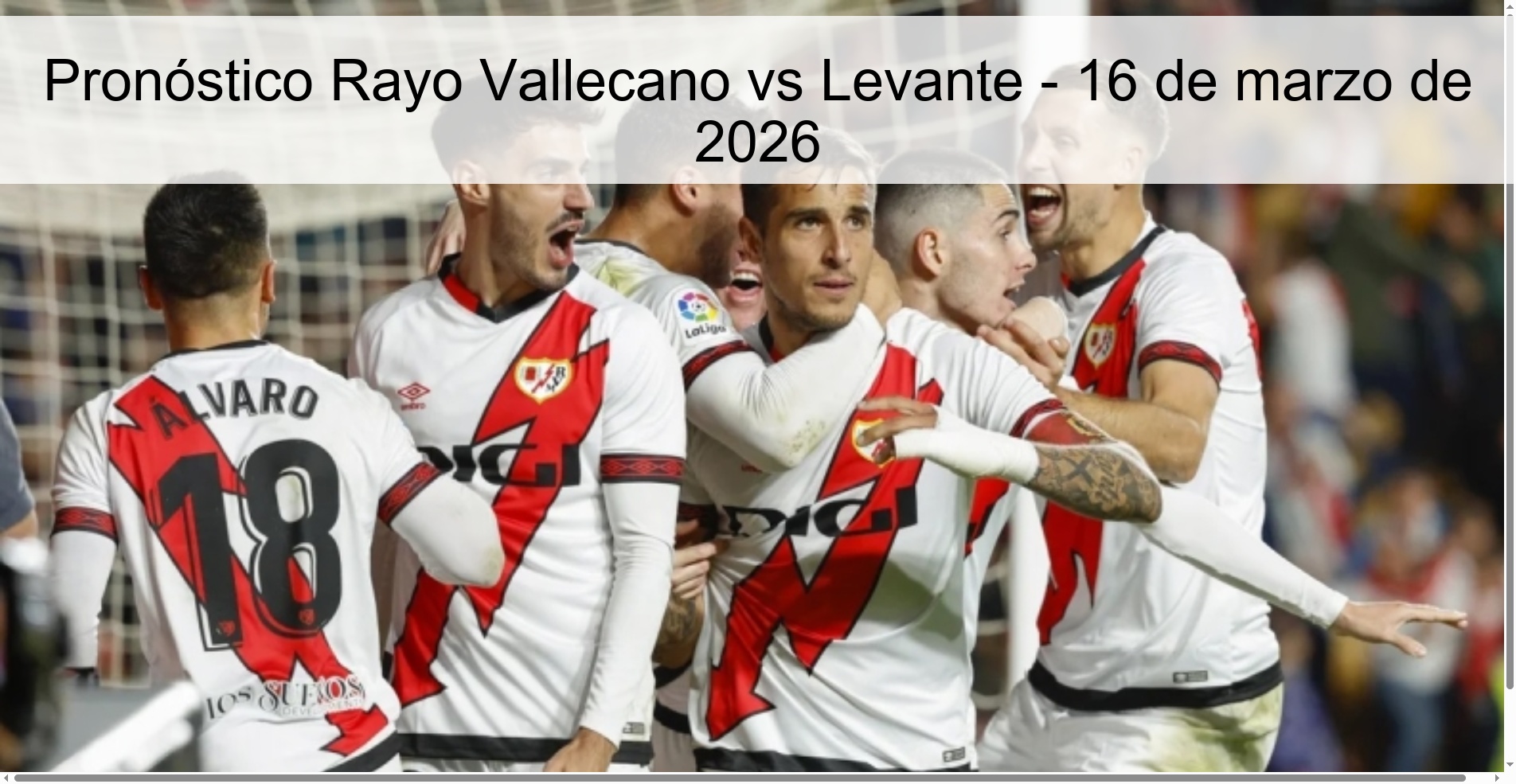 Rayo Vallecano vs Levante Prediction - March 16, 2026
