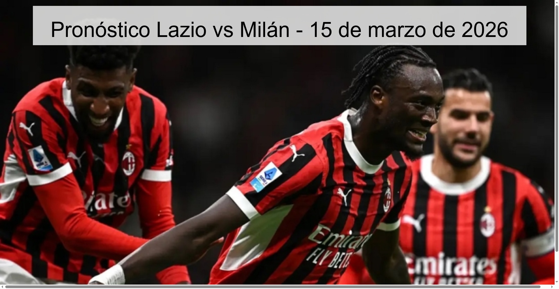 Lazio vs Milan Prediction – March 15, 2026