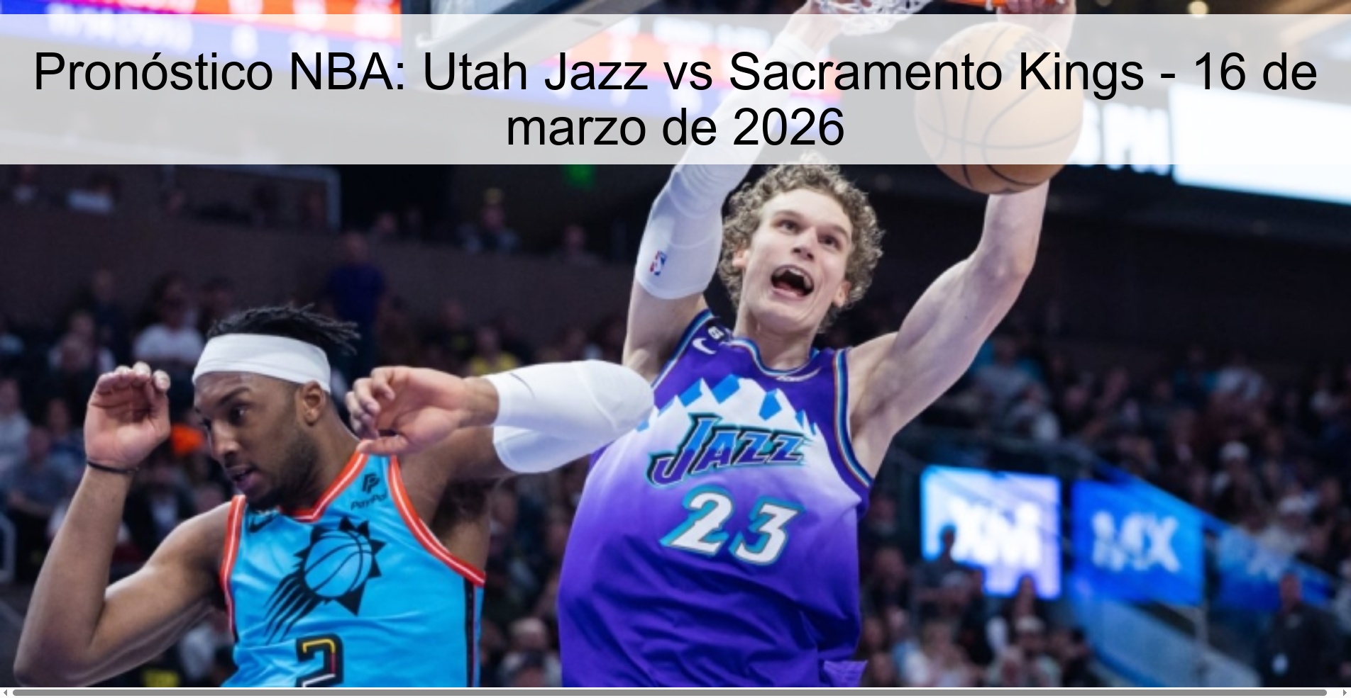 NBA Prediction: Utah Jazz vs Sacramento Kings - March 16, 2026 NBA Prediction: Utah Jazz vs Sacramento Kings - March 16, 2026