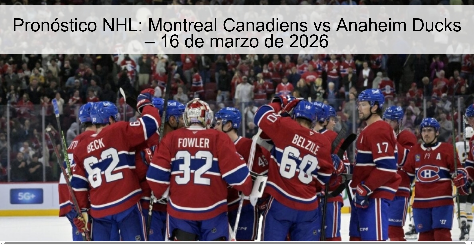 NHL Prediction: Montreal Canadiens vs Anaheim Ducks – March 16, 2026 NHL Prediction: Montreal Canadiens vs Anaheim Ducks – March 16, 2026