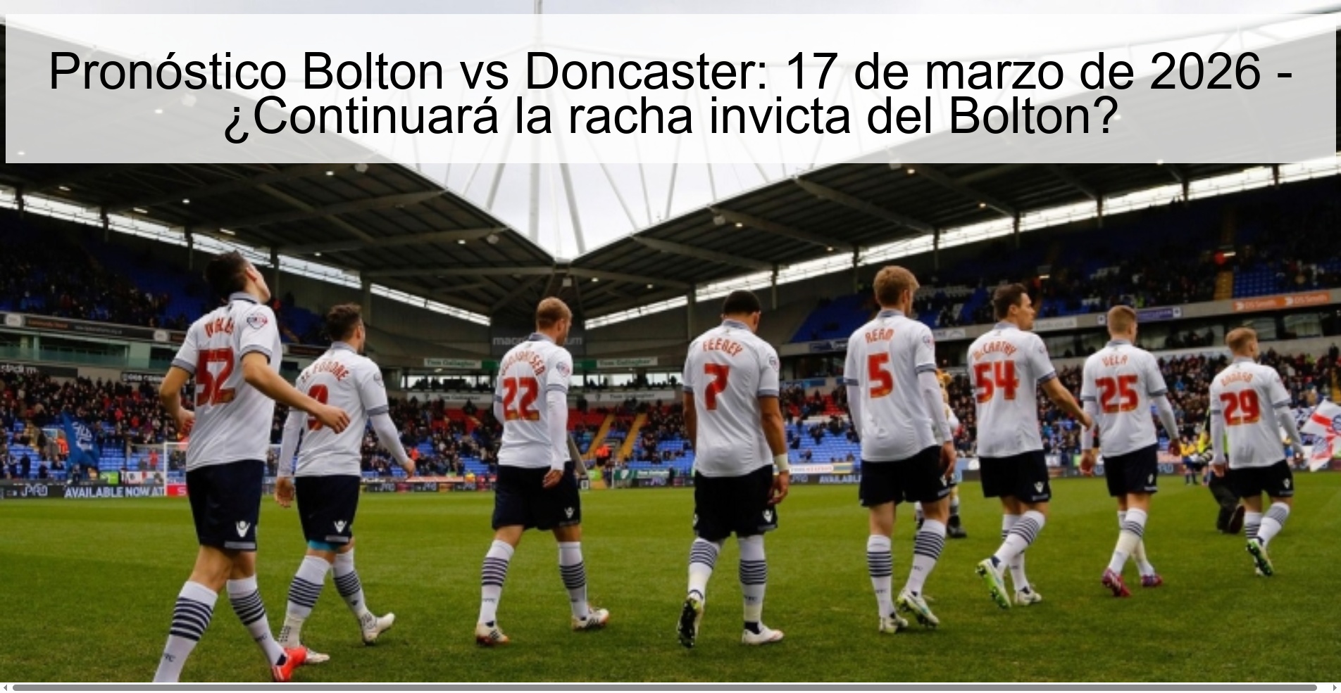 Bolton vs Doncaster Prediction: March 17, 2026 – Will Bolton's unbeaten streak continue?