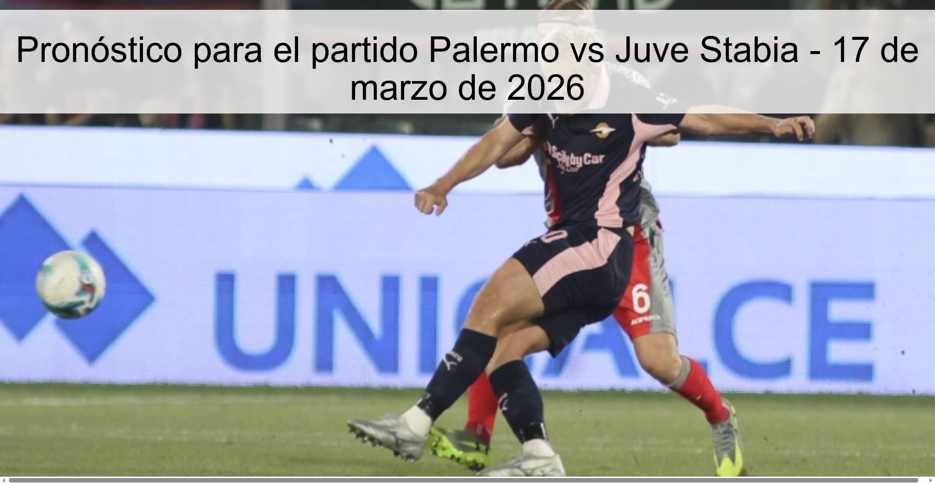 Pronóstico para el partido Palermo vs Juve Stabia - 17 de marzo de 2026