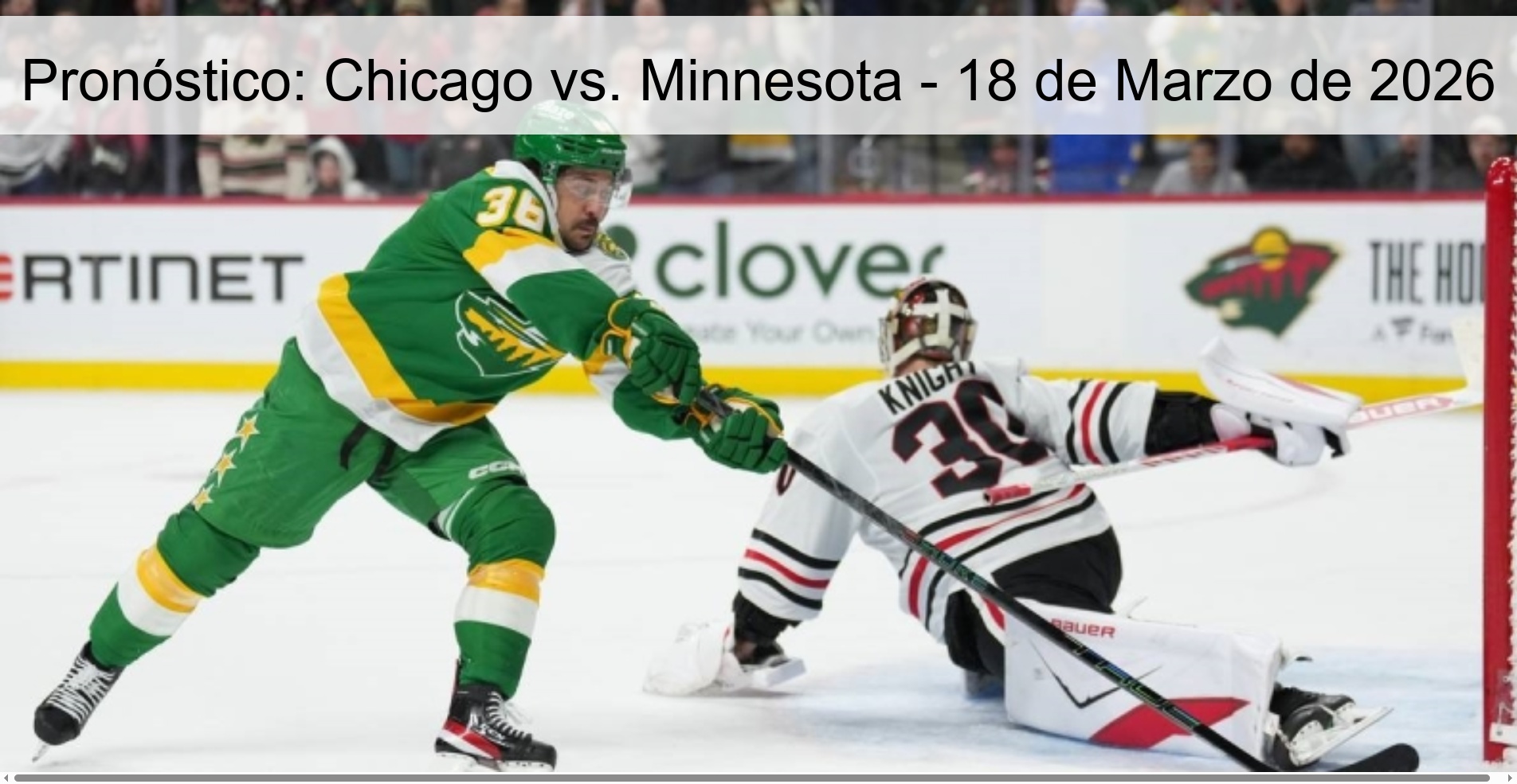 Pronóstico: Chicago vs. Minnesota - 18 de Marzo de 2026